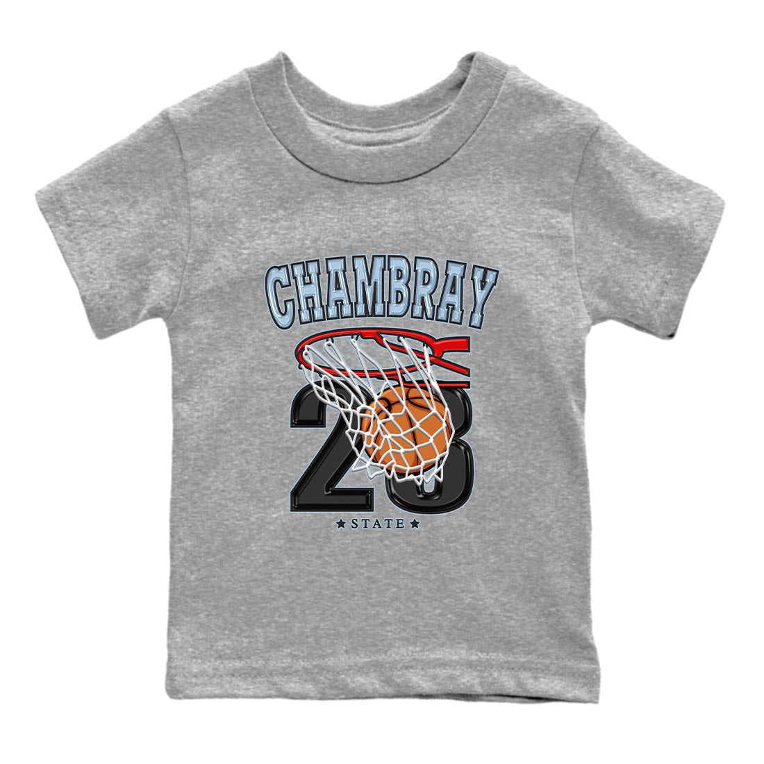 Basketball snkmatch Tee Kids - Air Jordan 7 Chambray