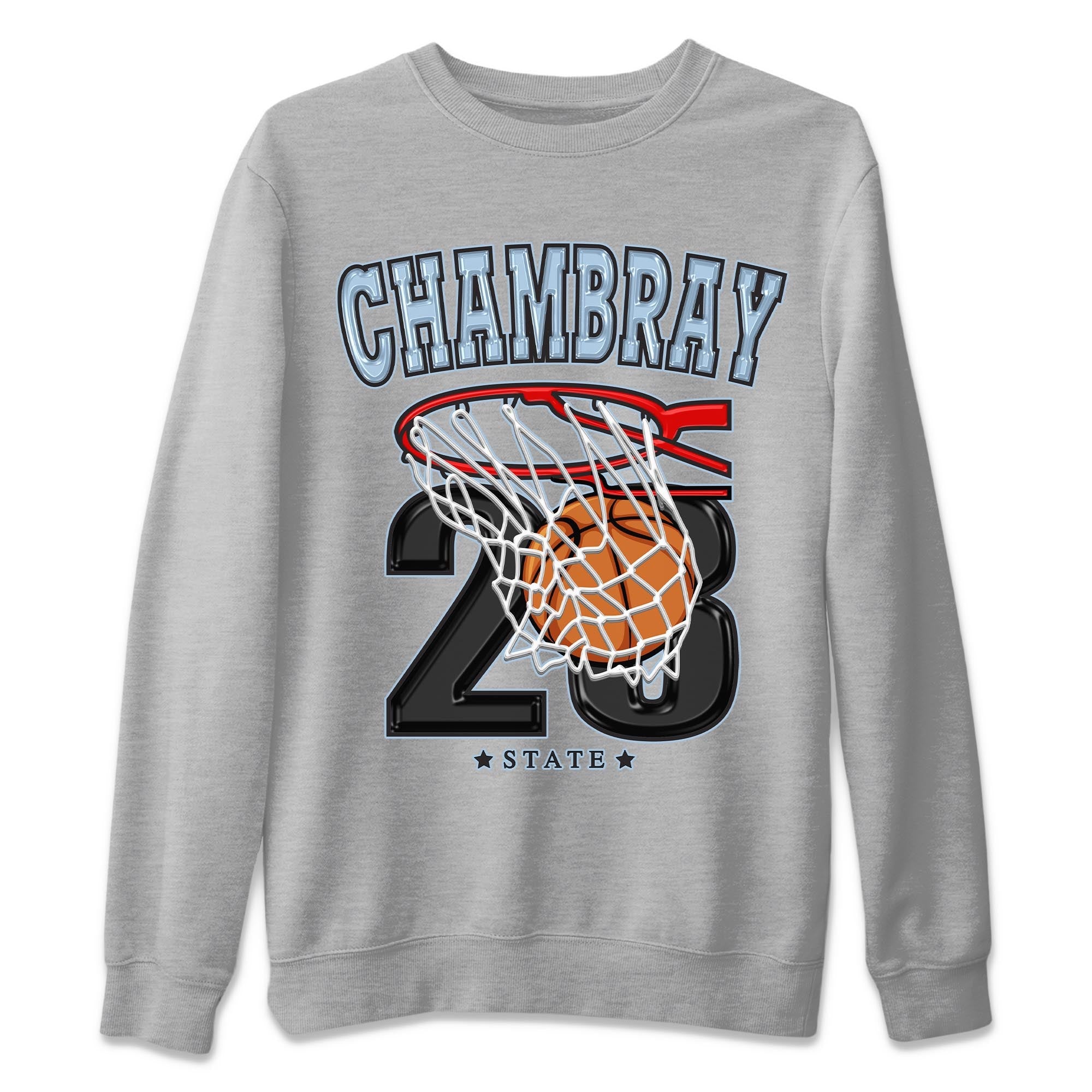 Basketball snkmatch Tee - Air Jordan 7 Chambray