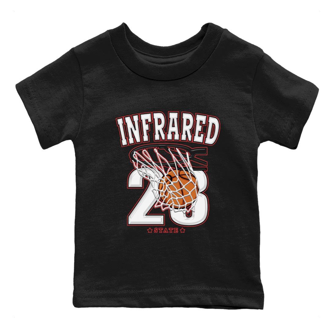 Basketball snkmatch Tee Kids - Air Jordan 7 White Infrared