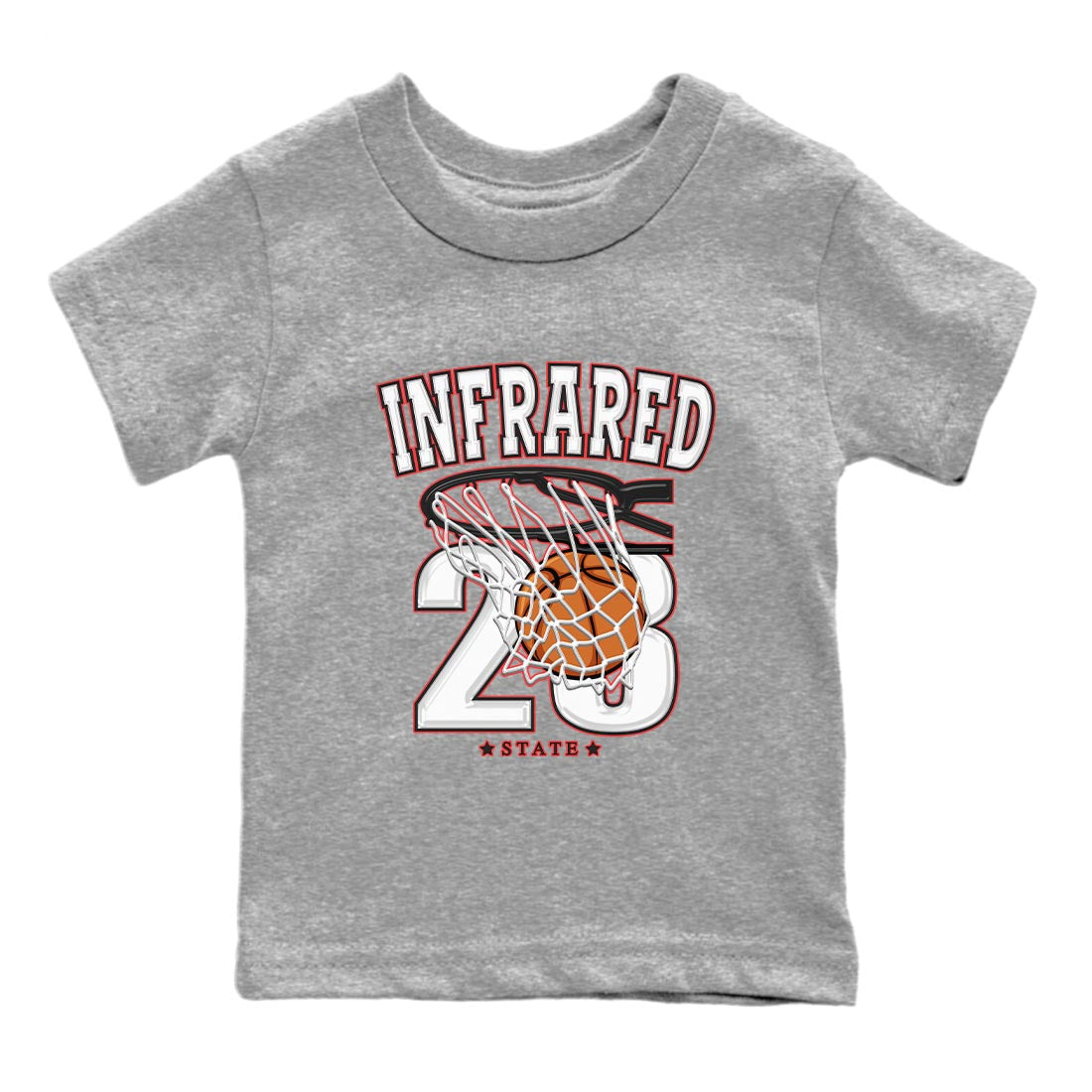 Basketball snkmatch Tee Kids - Air Jordan 7 White Infrared
