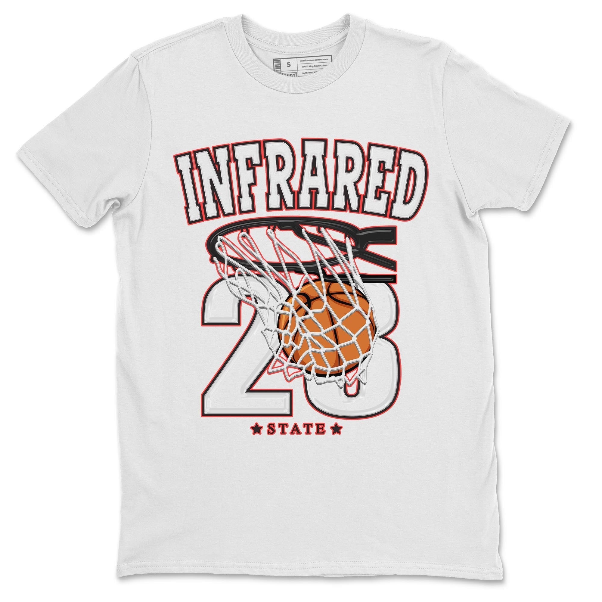 Basketball snkmatch Tee - Air Jordan 7 White Infrared