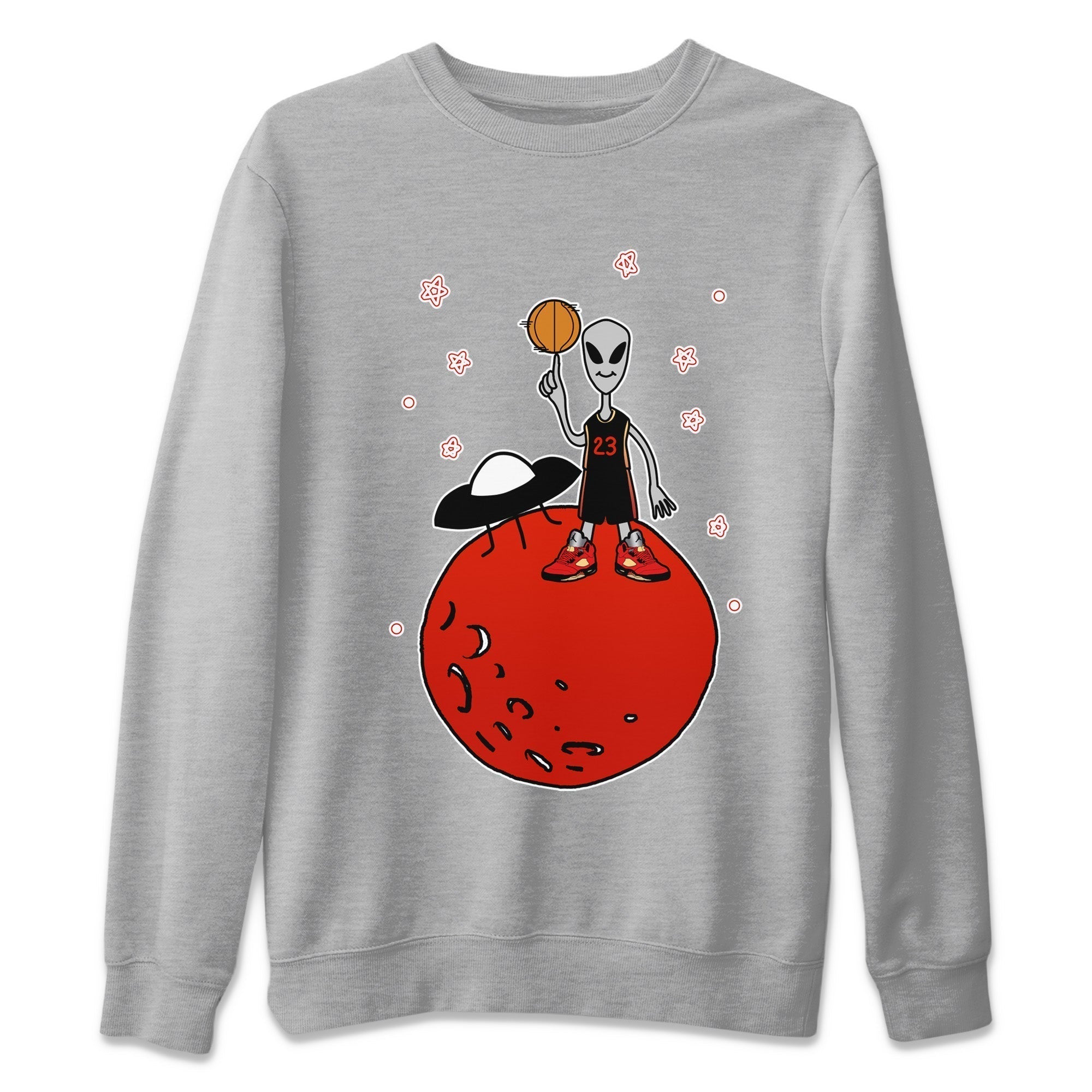 Basketball Alien Unisex Tops - Air Jordan 5 Mars For Her