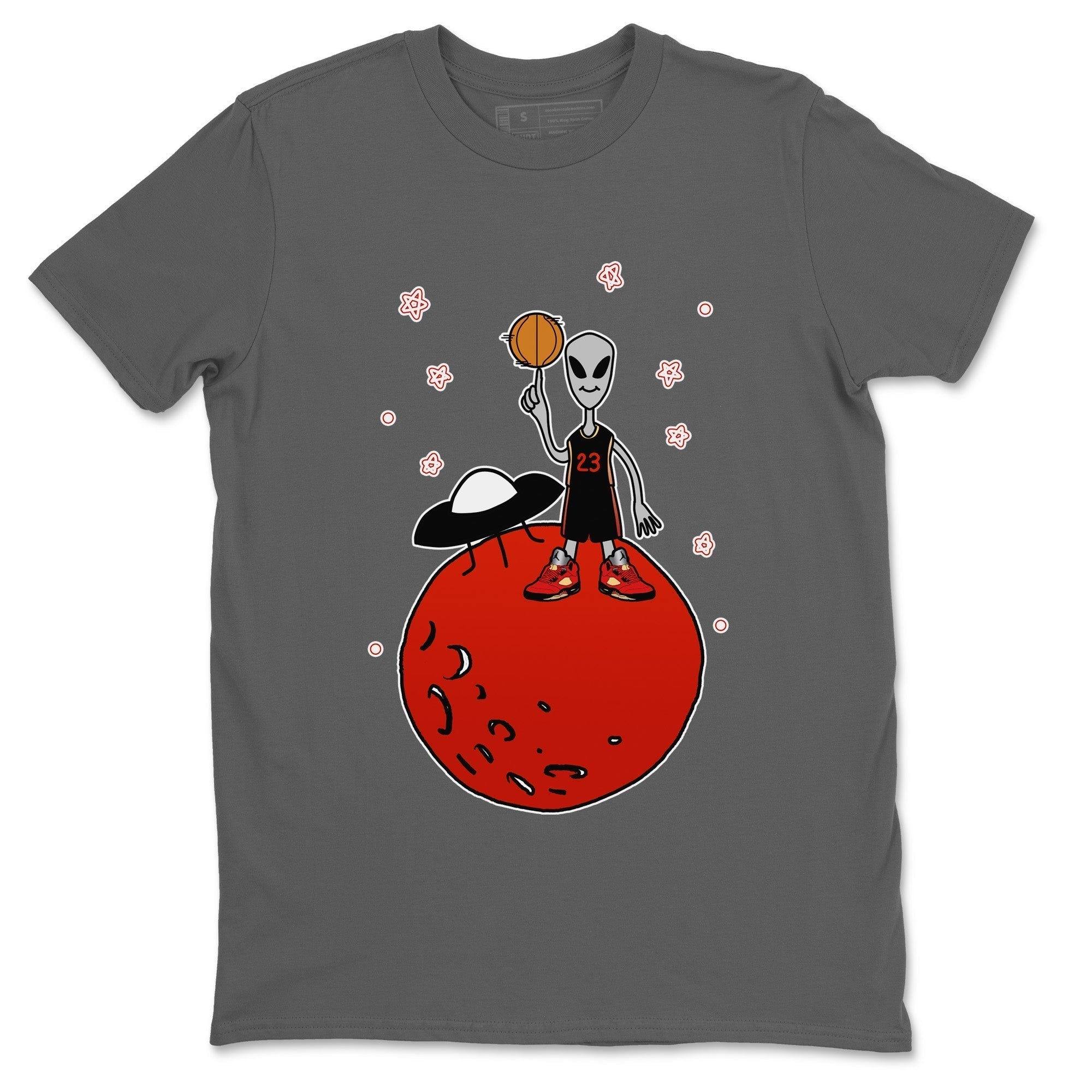 Basketball Alien Unisex Tops - Air Jordan 5 Mars For Her