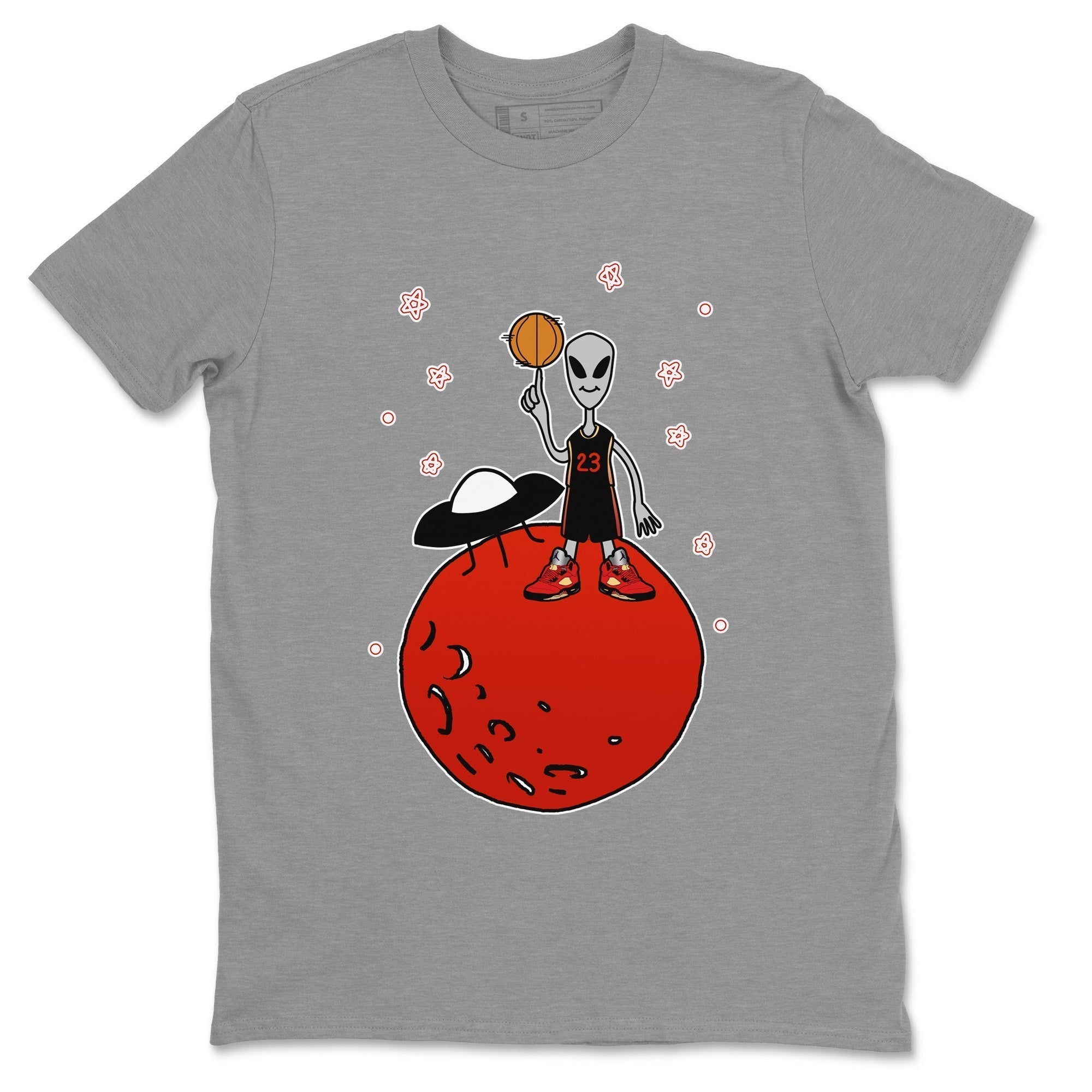 Basketball Alien Unisex Tops - Air Jordan 5 Mars For Her