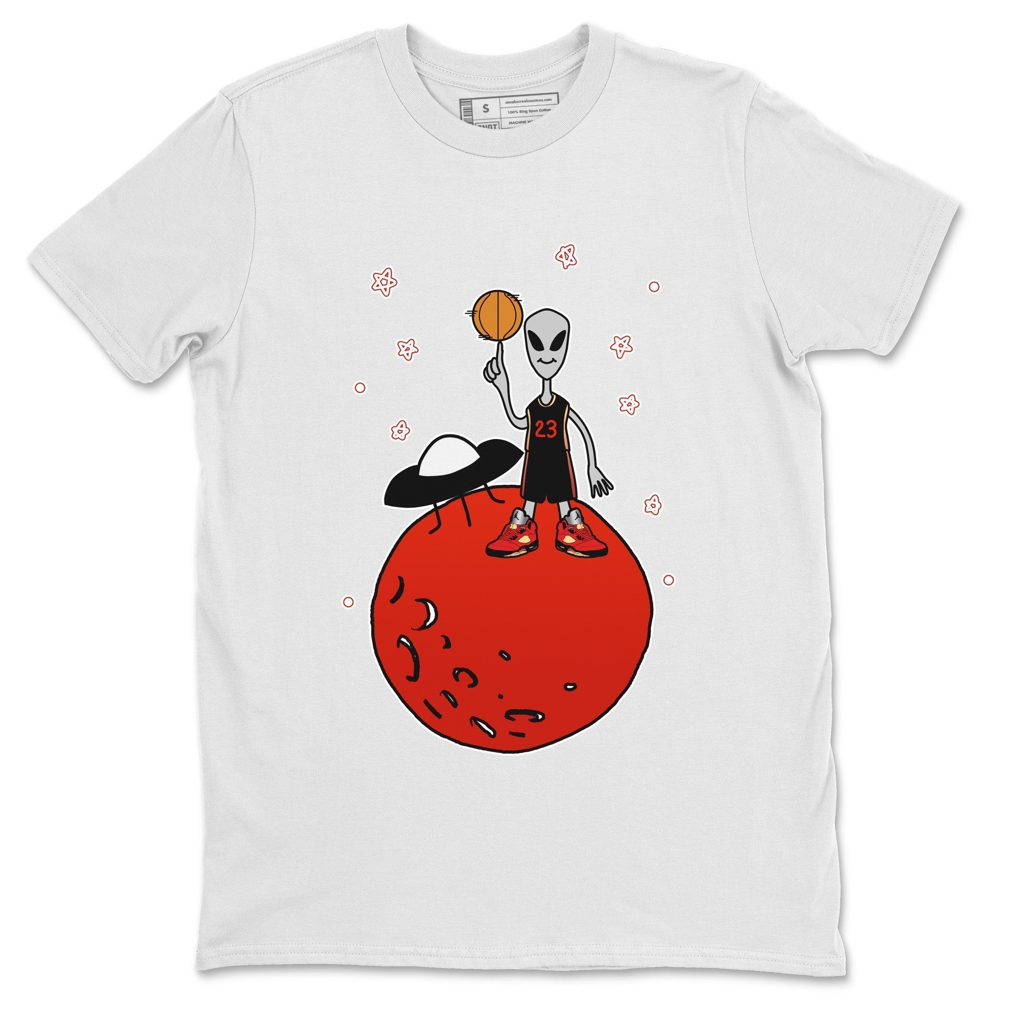 Basketball Alien Unisex Tops - Air Jordan 5 Mars For Her