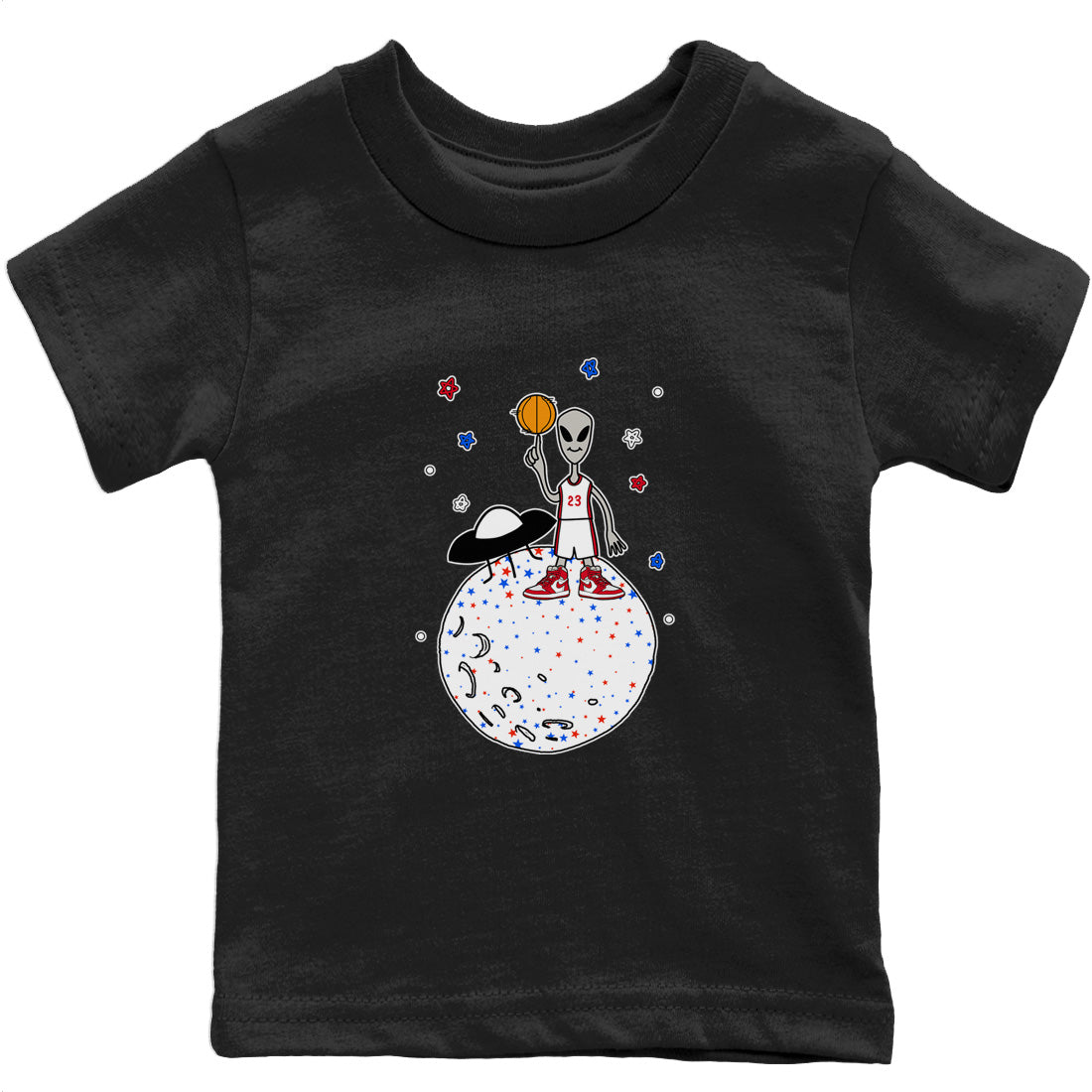 Basketball Alien Kids Tops - Air Jordan 1 Newstalgia