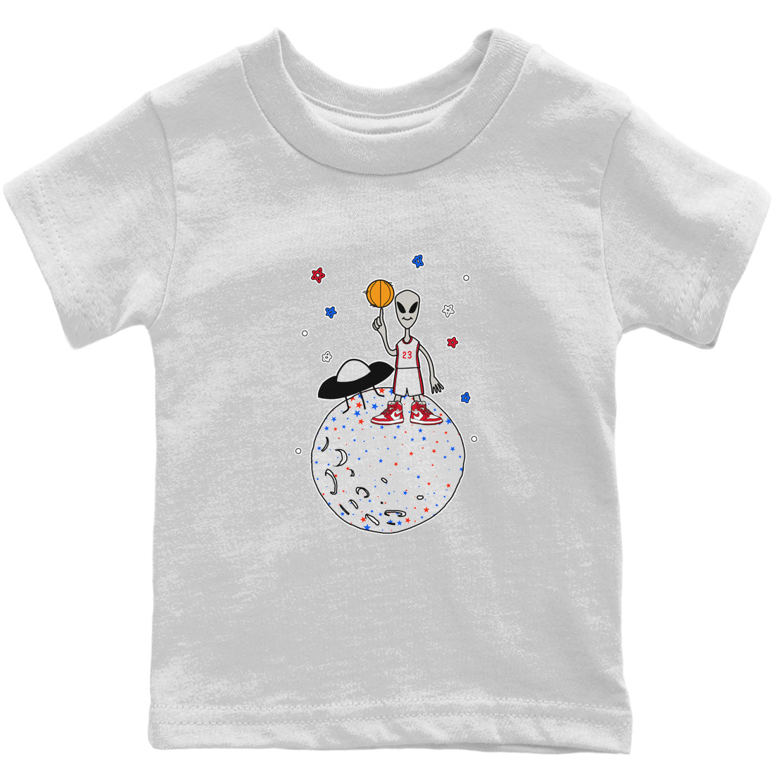Basketball Alien Kids Tops - Air Jordan 1 Newstalgia