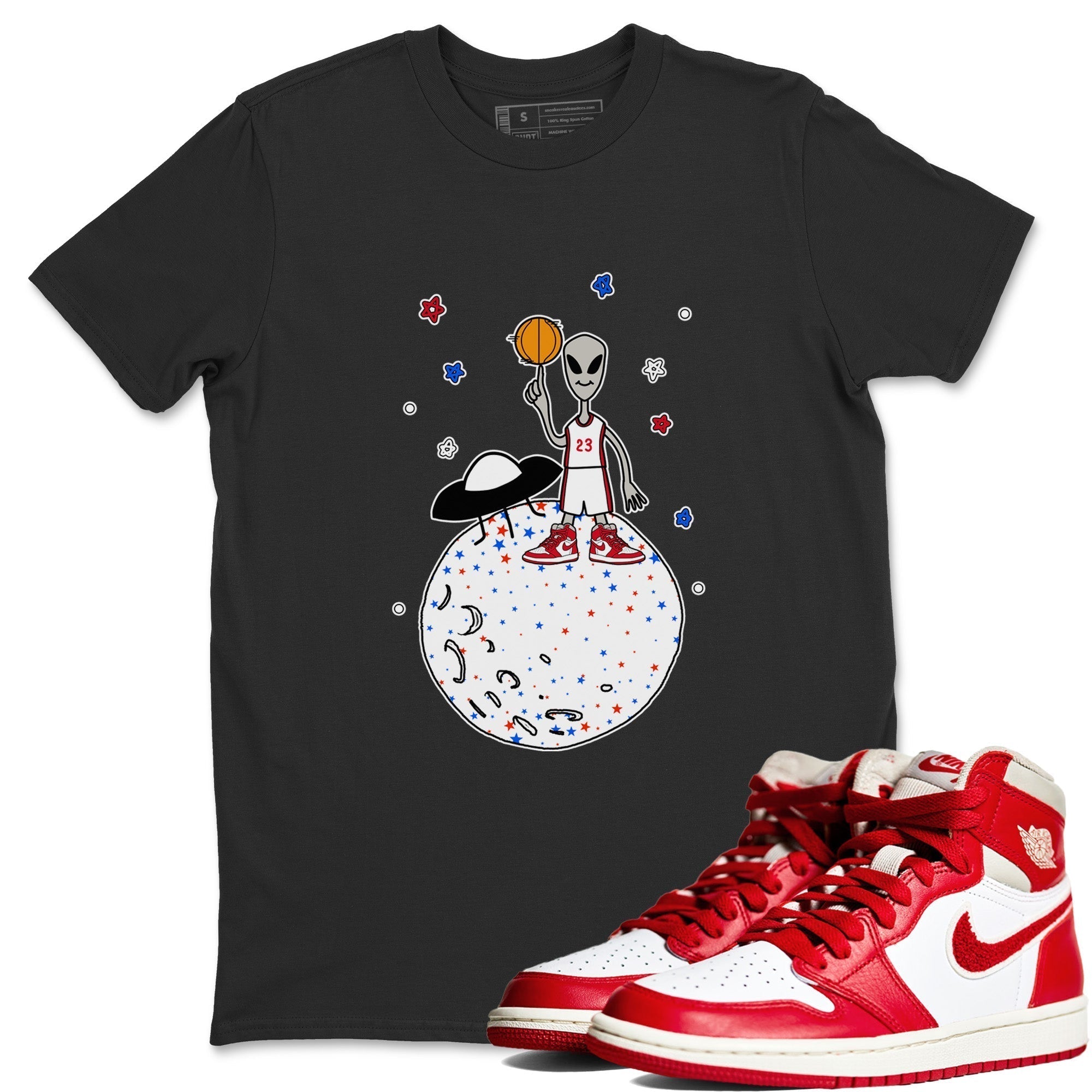 Basketball Alien Unisex Tops - Air Jordan 1 Newstalgia