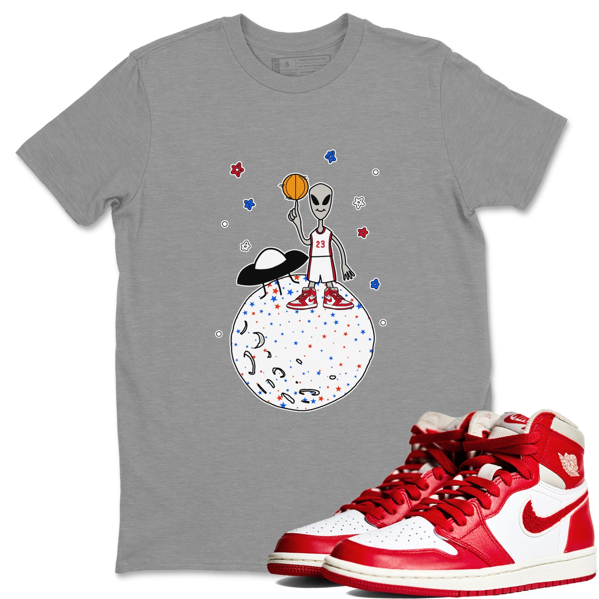 Basketball Alien Unisex Tops - Air Jordan 1 Newstalgia
