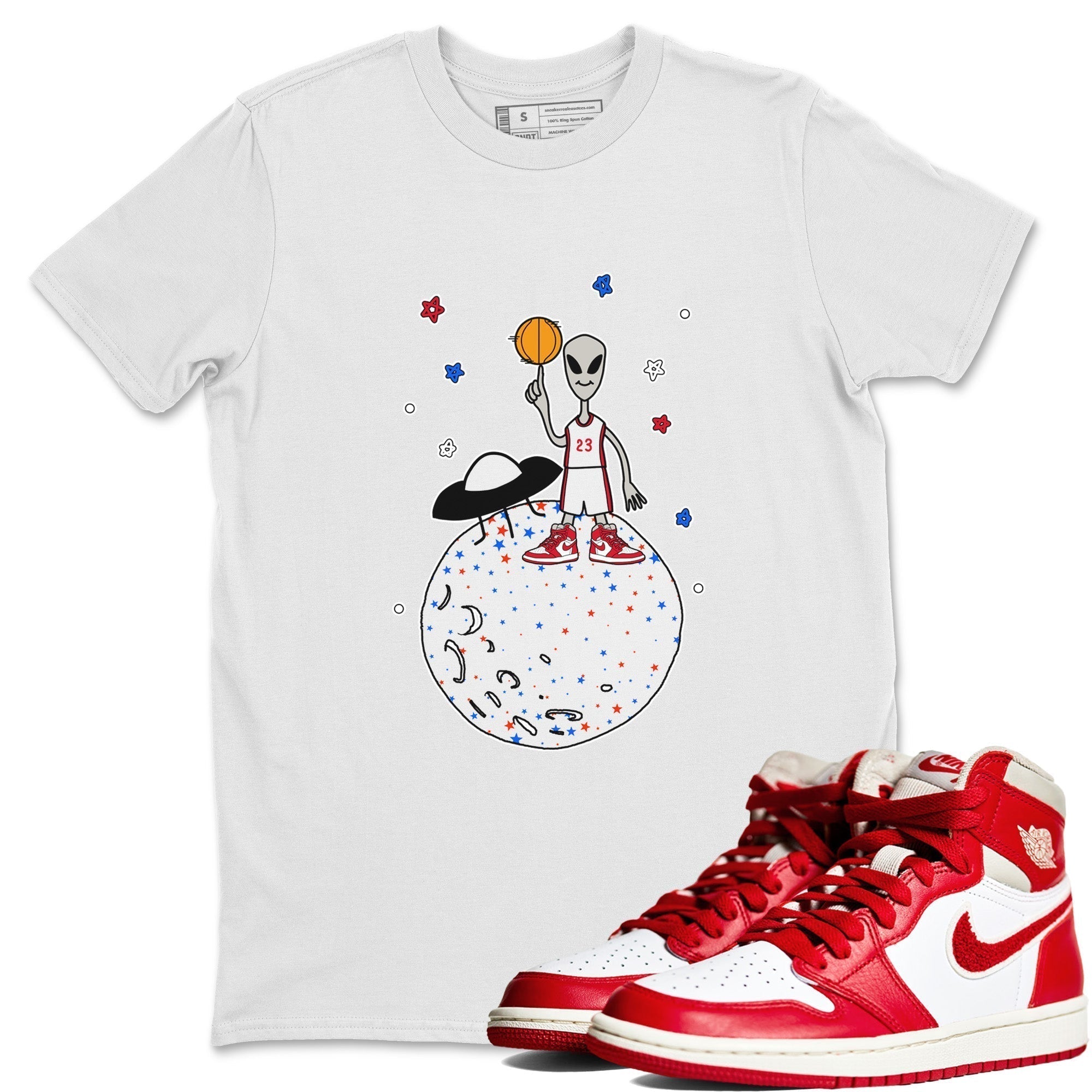 Basketball Alien Unisex Tops - Air Jordan 1 Newstalgia