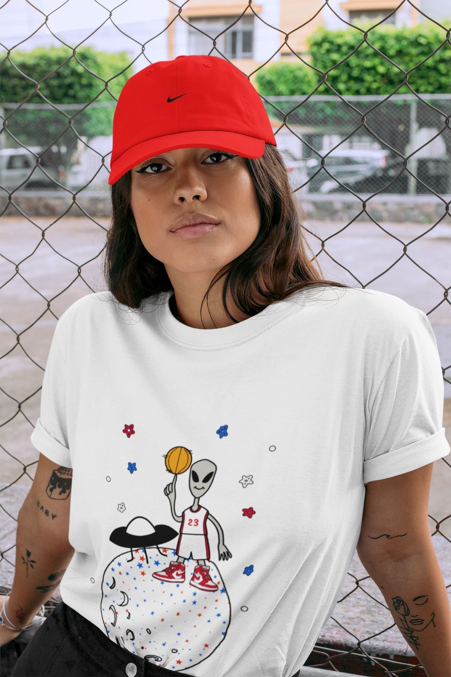 Basketball Alien Unisex Tops - Air Jordan 1 Newstalgia