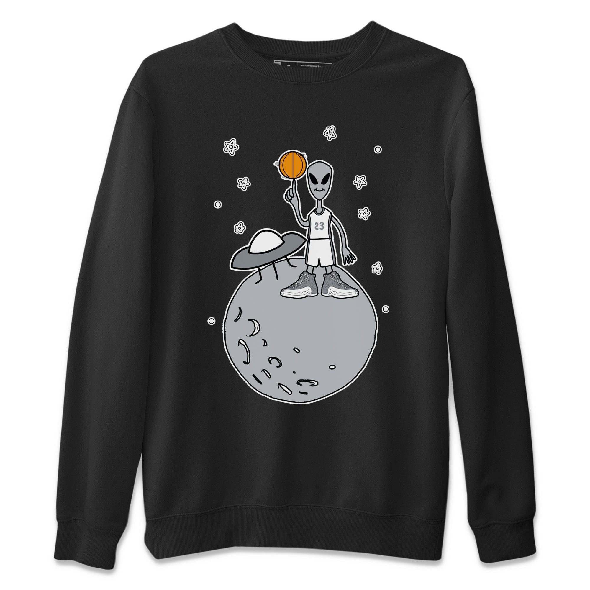 Basketball Alien Unisex Tops - Air Jordan 12 Stealth