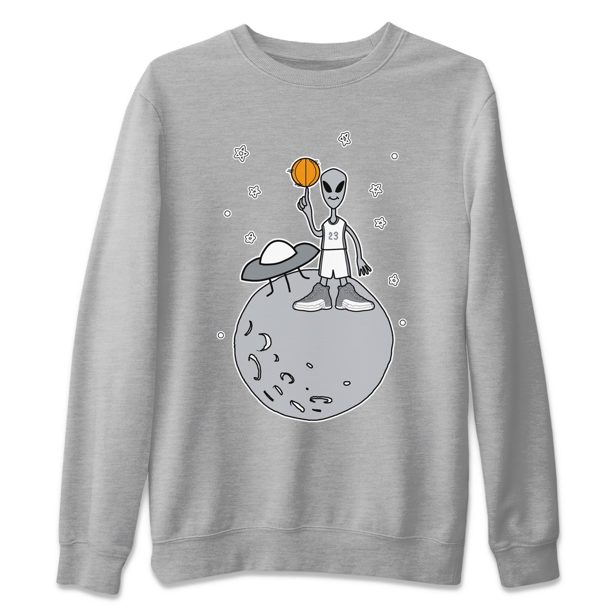 Basketball Alien Unisex Tops - Air Jordan 12 Stealth