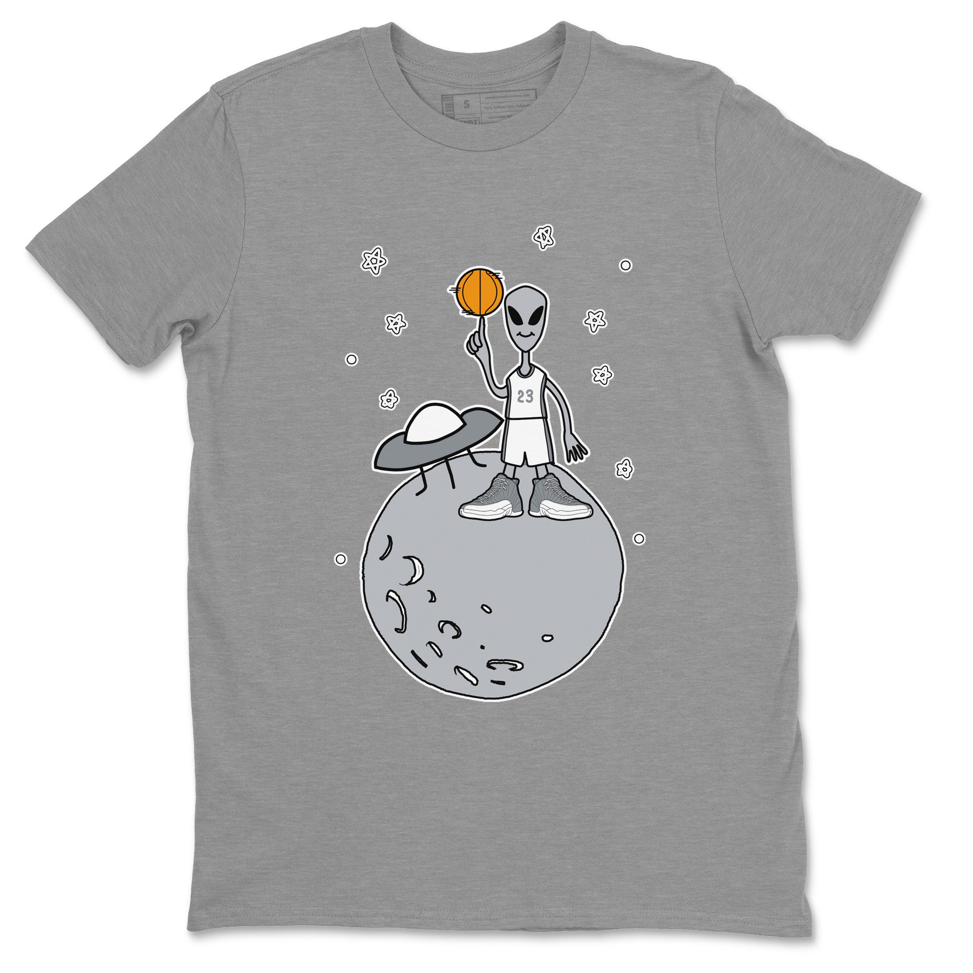 Basketball Alien Unisex Tops - Air Jordan 12 Stealth
