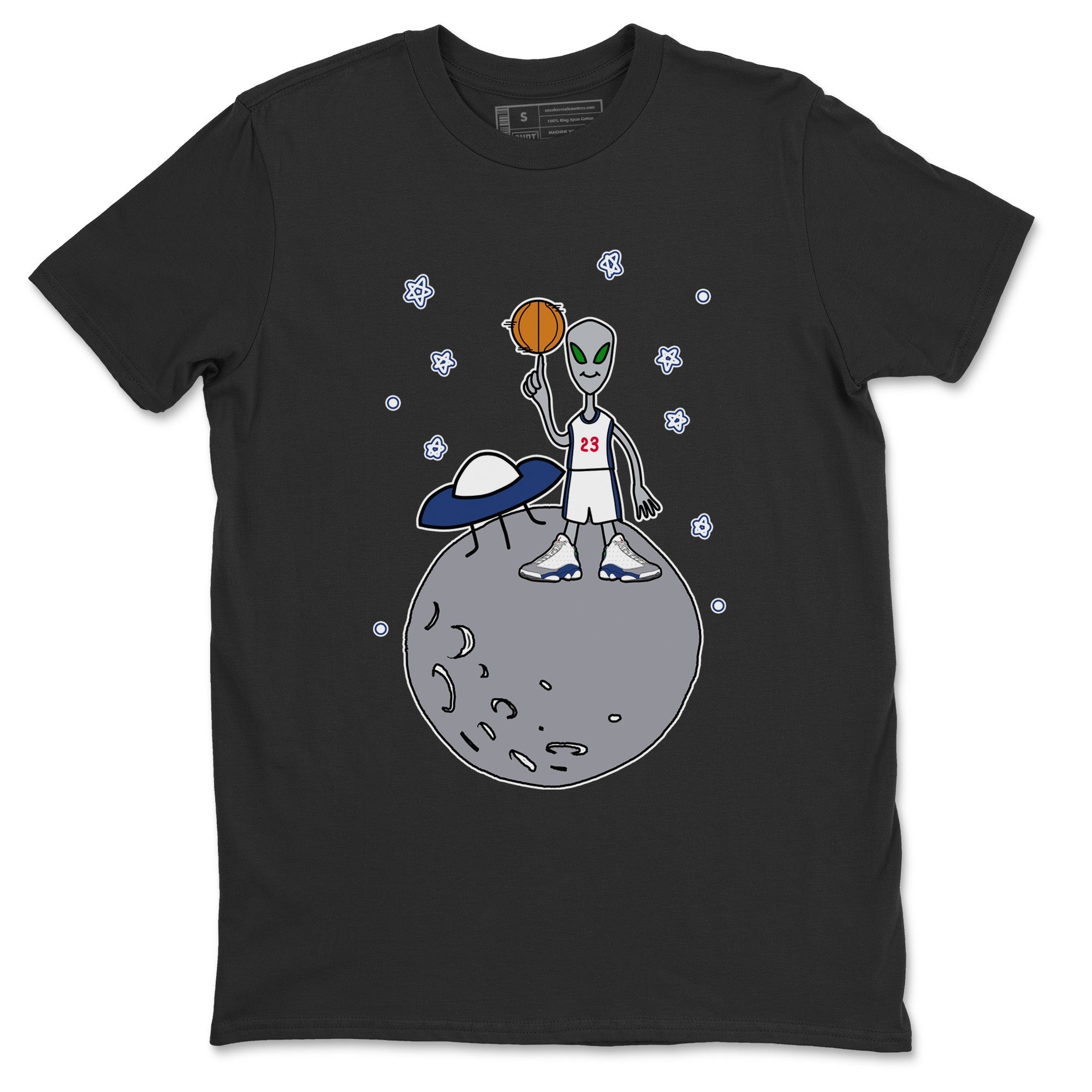 Basketball Alien Unisex Tops - Air Jordan 13 French Blue