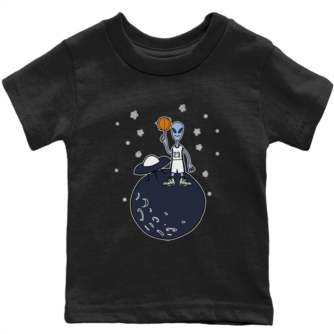 Basketball Alien Kids Tops - Air Jordan 6 Midnight Navy