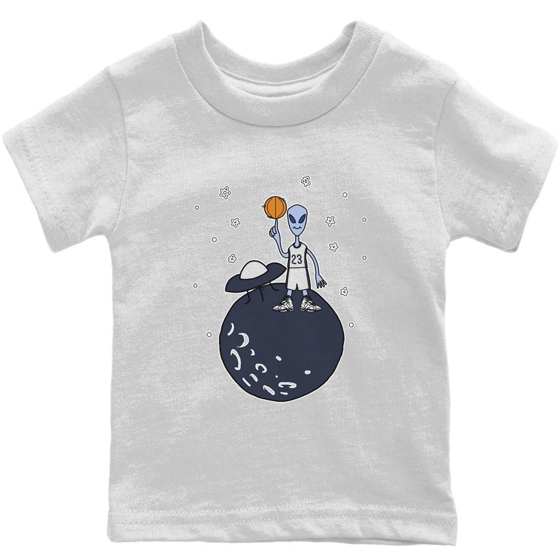 Basketball Alien Kids Tops - Air Jordan 6 Midnight Navy
