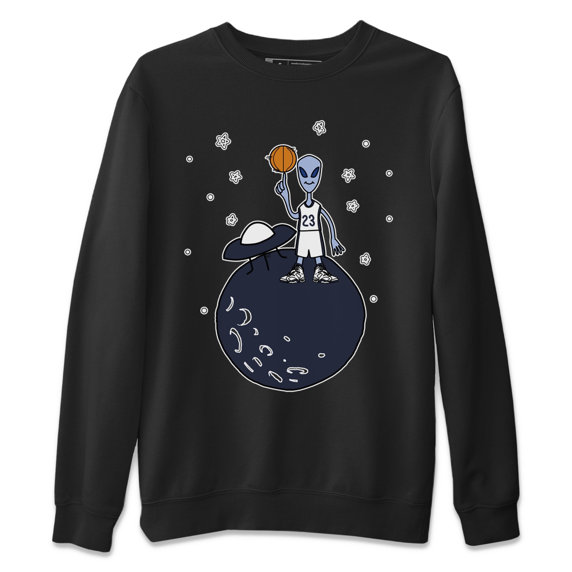 Basketball Alien Unisex Tops - Air Jordan 6 Midnight Navy
