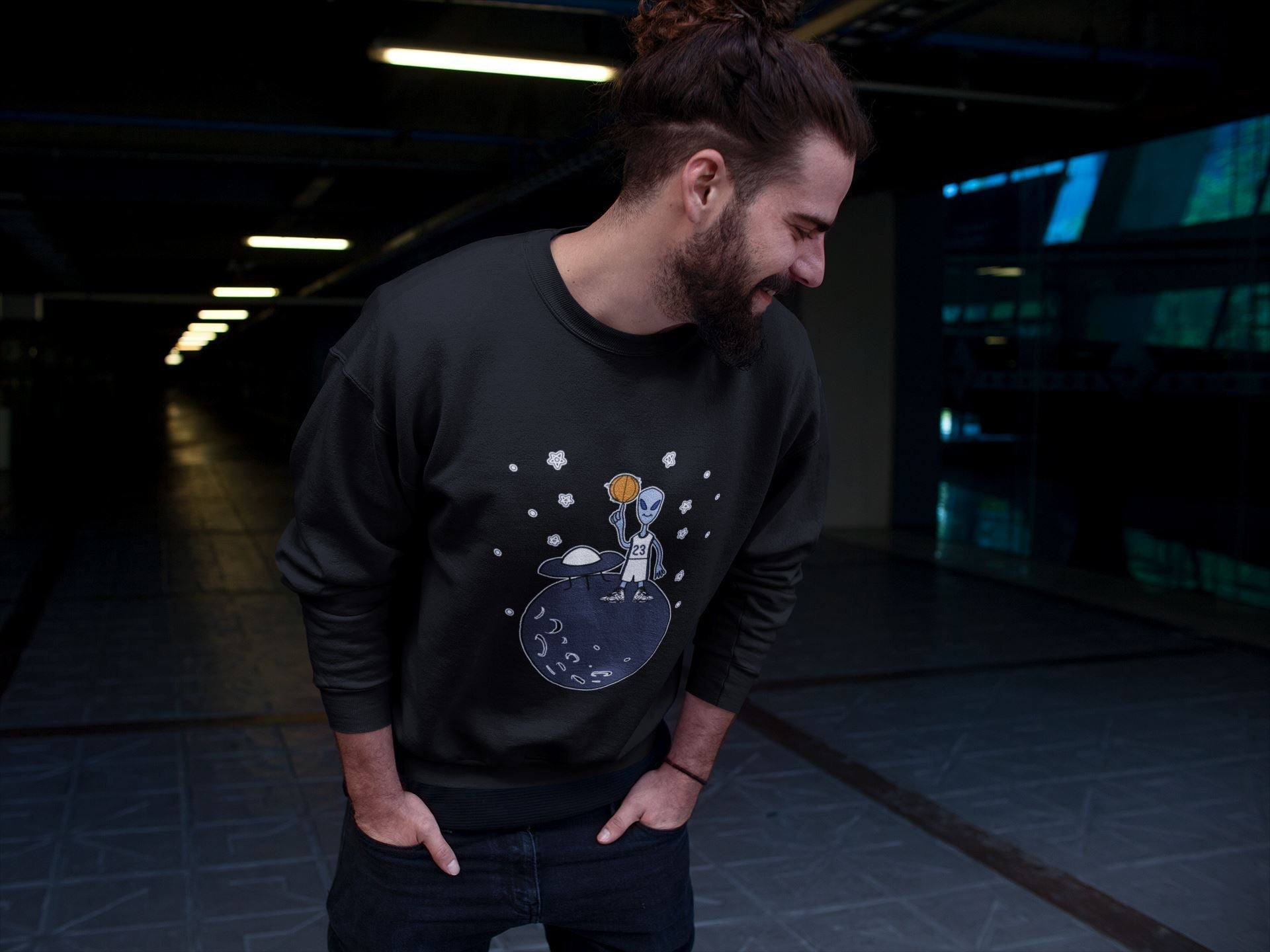 Basketball Alien Unisex Tops - Air Jordan 6 Midnight Navy