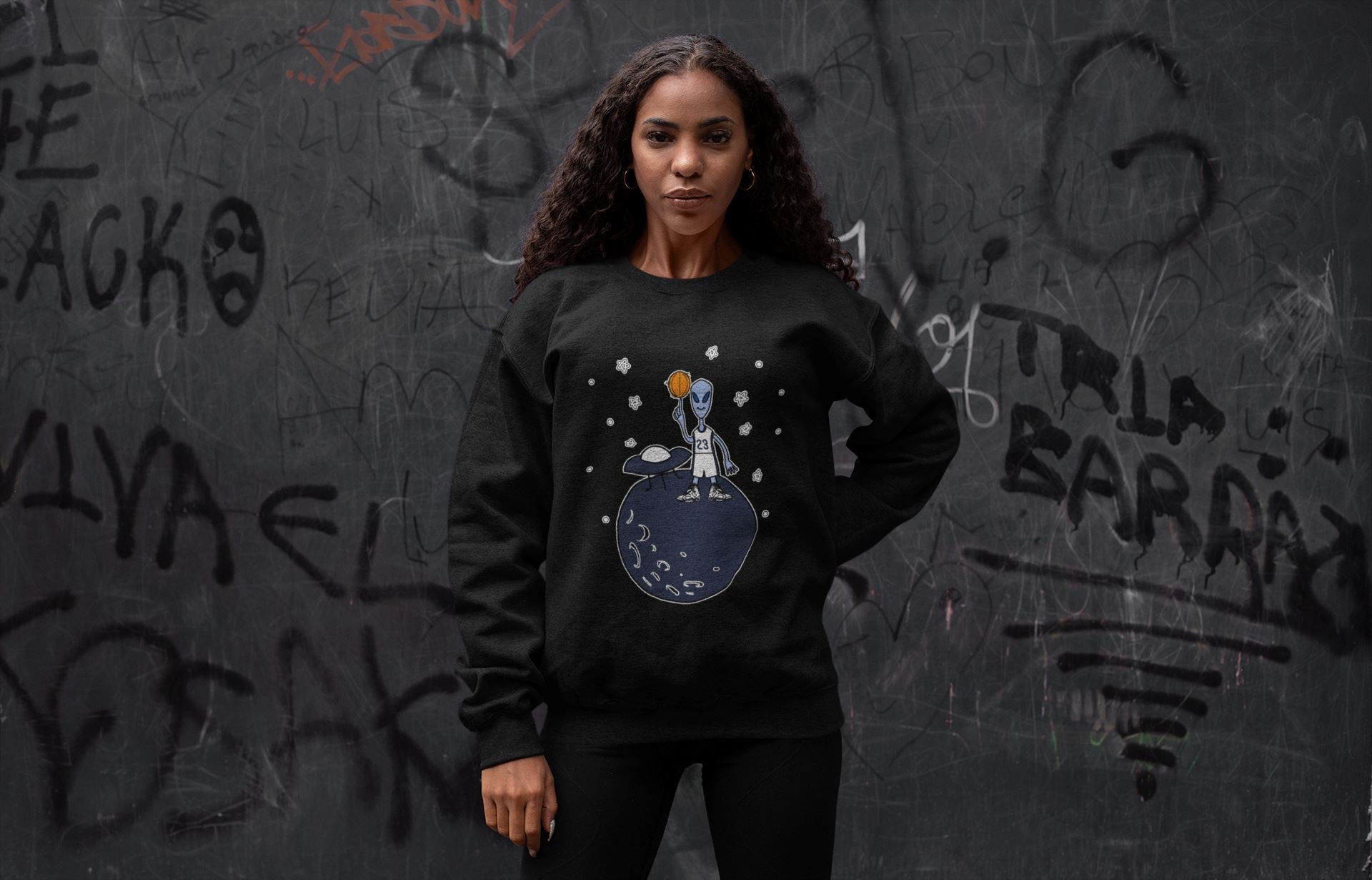 Basketball Alien Unisex Tops - Air Jordan 6 Midnight Navy