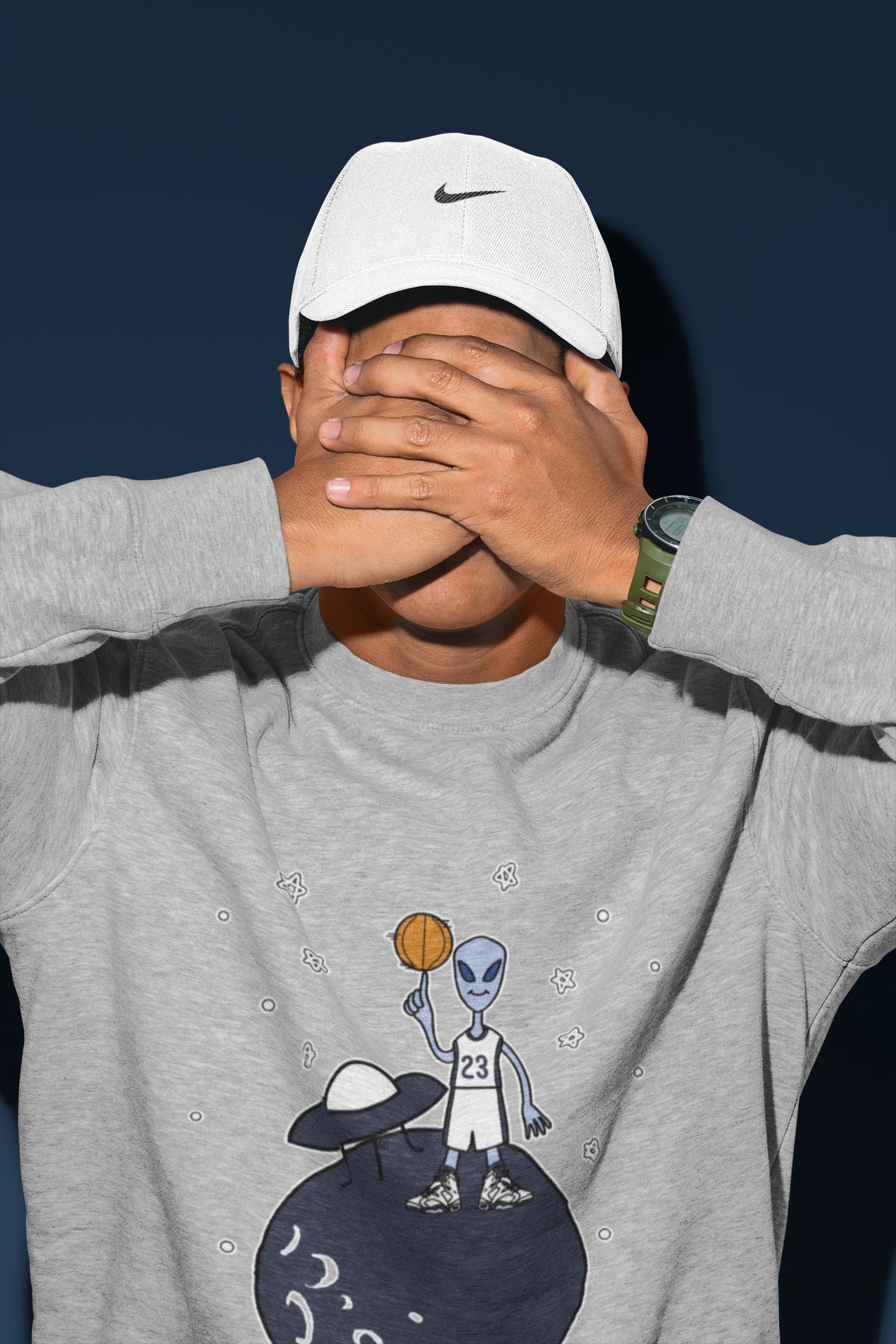 Basketball Alien Unisex Tops - Air Jordan 6 Midnight Navy