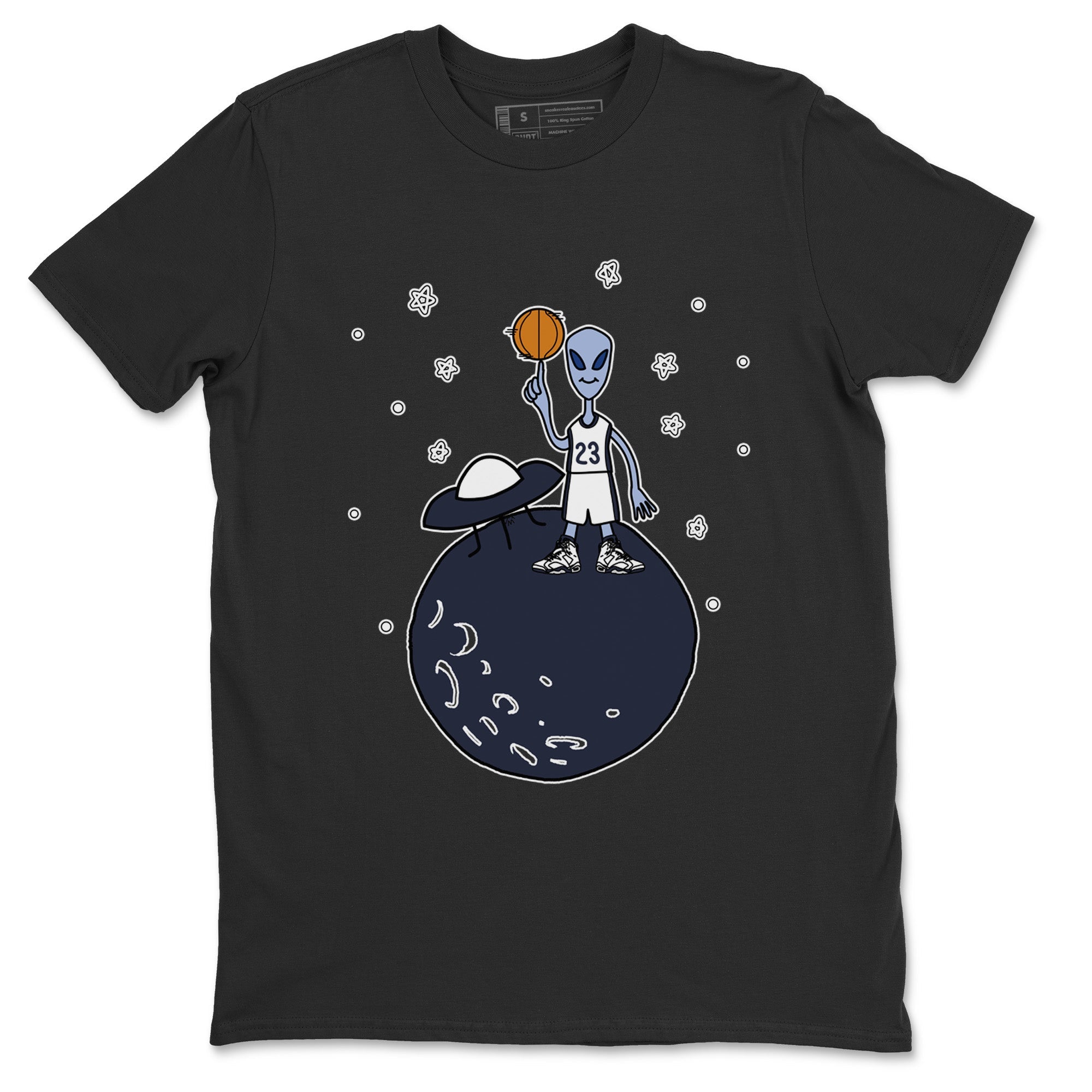 Basketball Alien Unisex Tops - Air Jordan 6 Midnight Navy