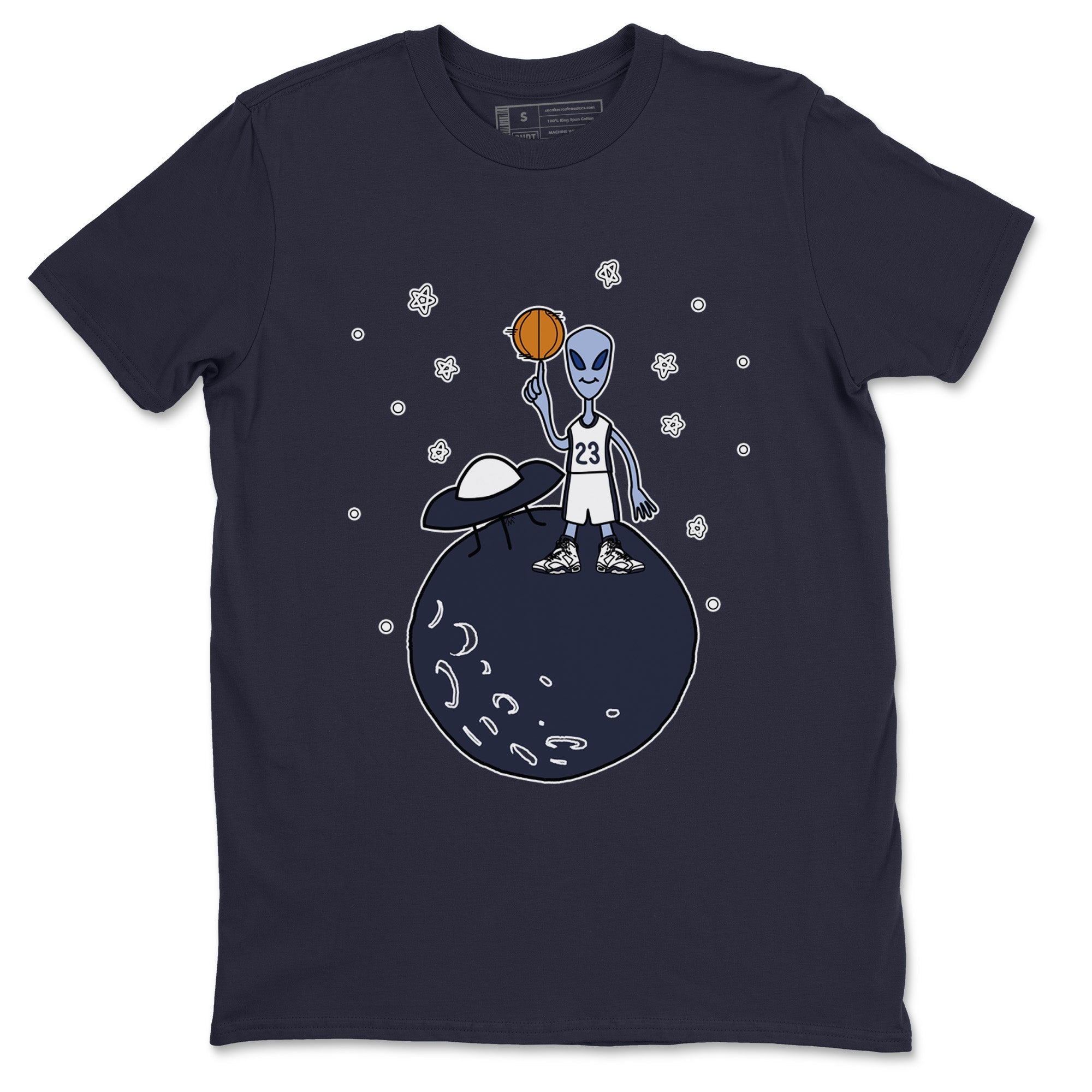 Basketball Alien Unisex Tops - Air Jordan 6 Midnight Navy