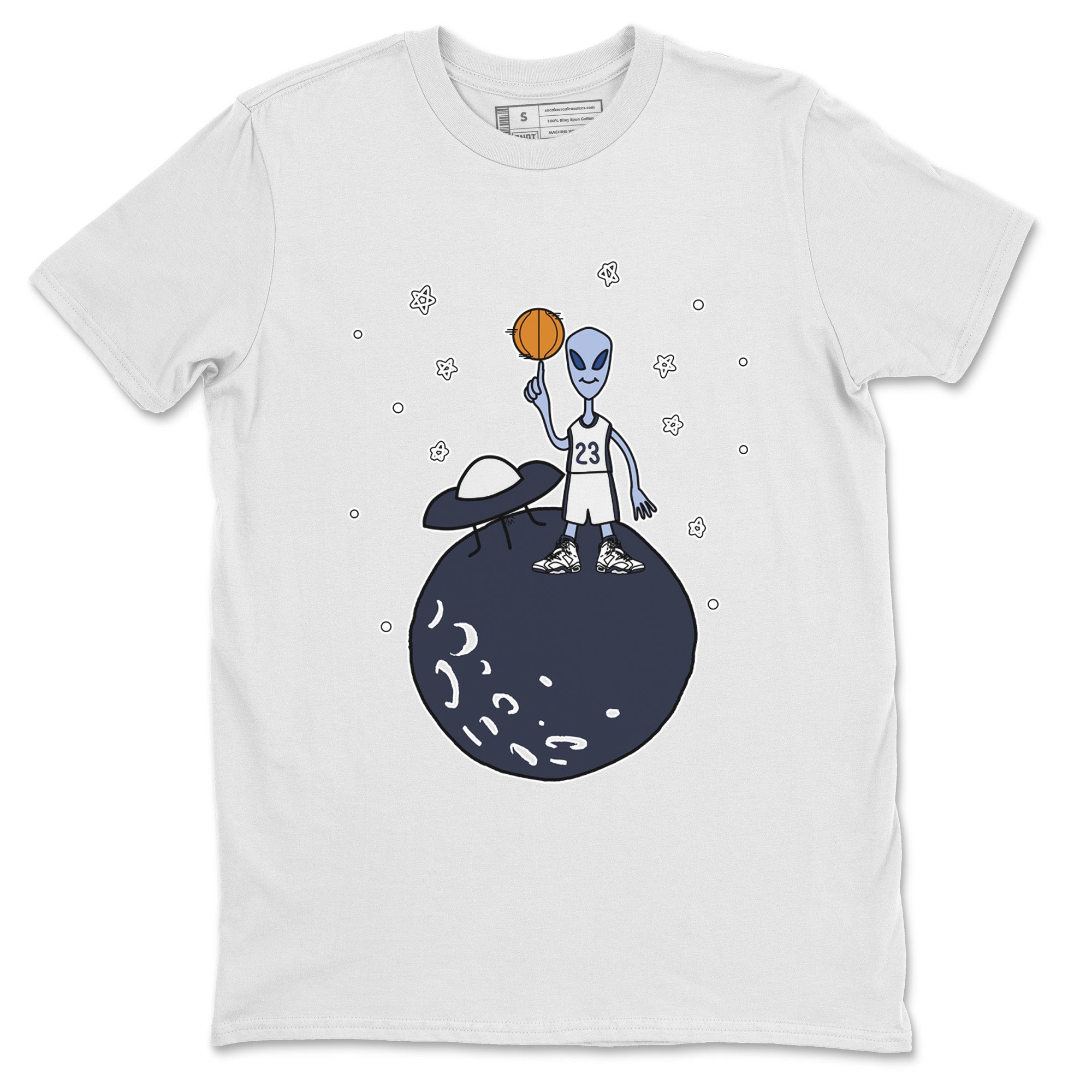 Basketball Alien Unisex Tops - Air Jordan 6 Midnight Navy