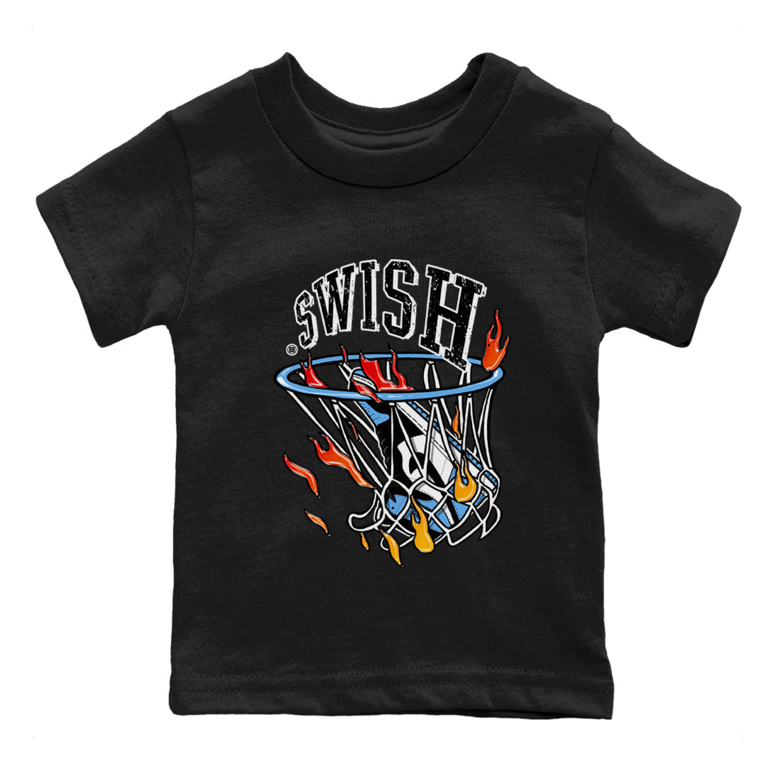 Basketball Hoop Kids Tops - Air Jordan 1 UNC Toe