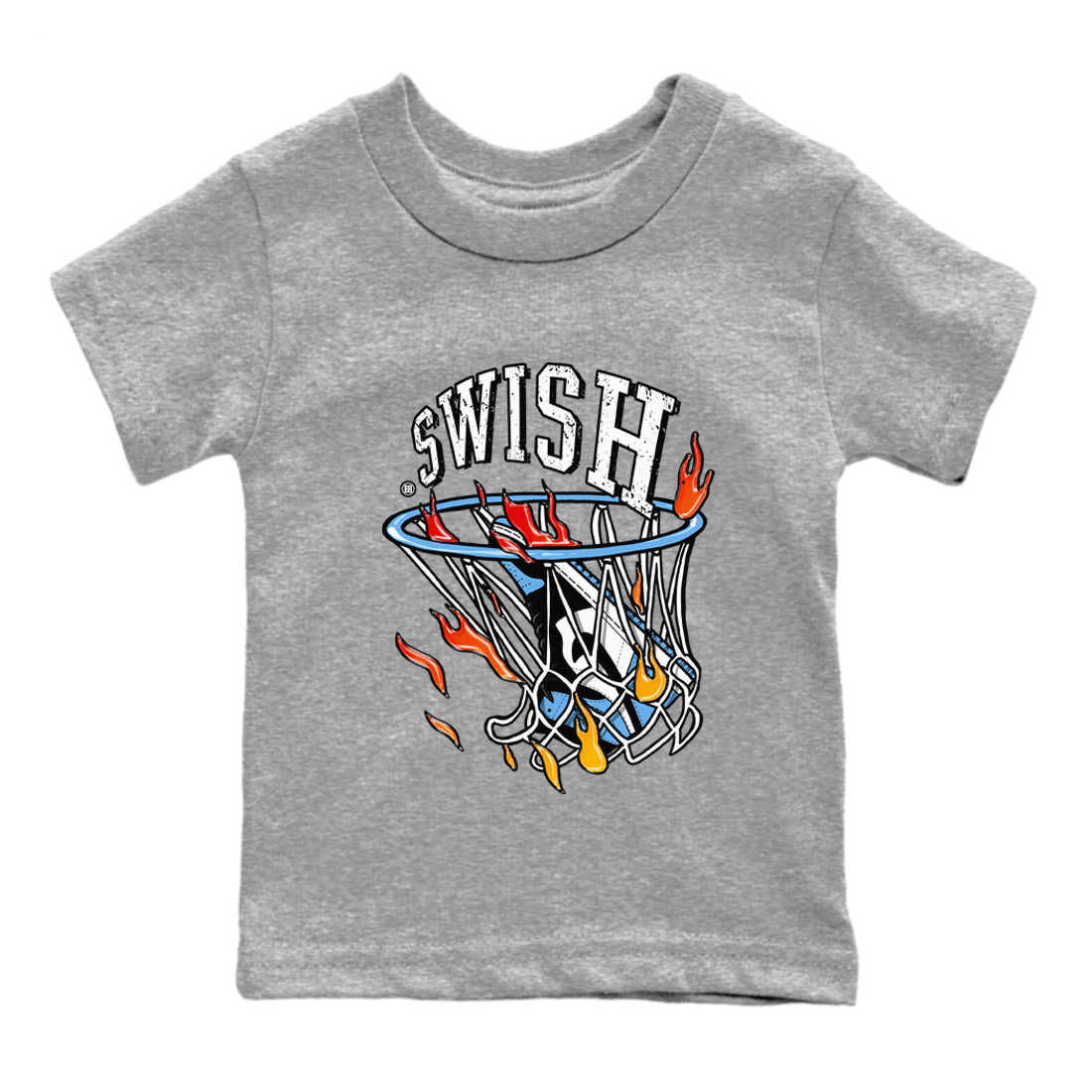 Basketball Hoop Kids Tops - Air Jordan 1 UNC Toe