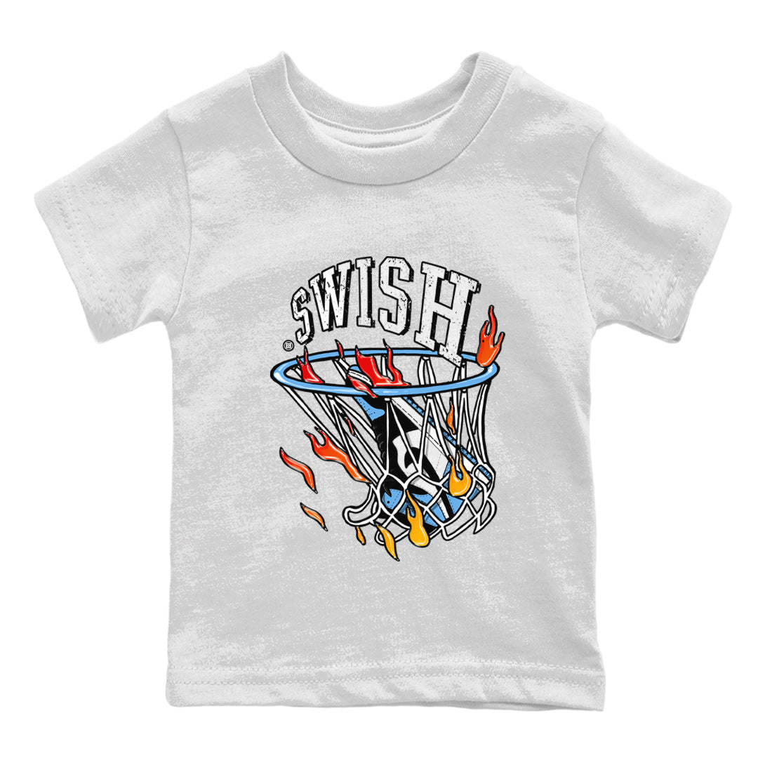 Basketball Hoop Kids Tops - Air Jordan 1 UNC Toe