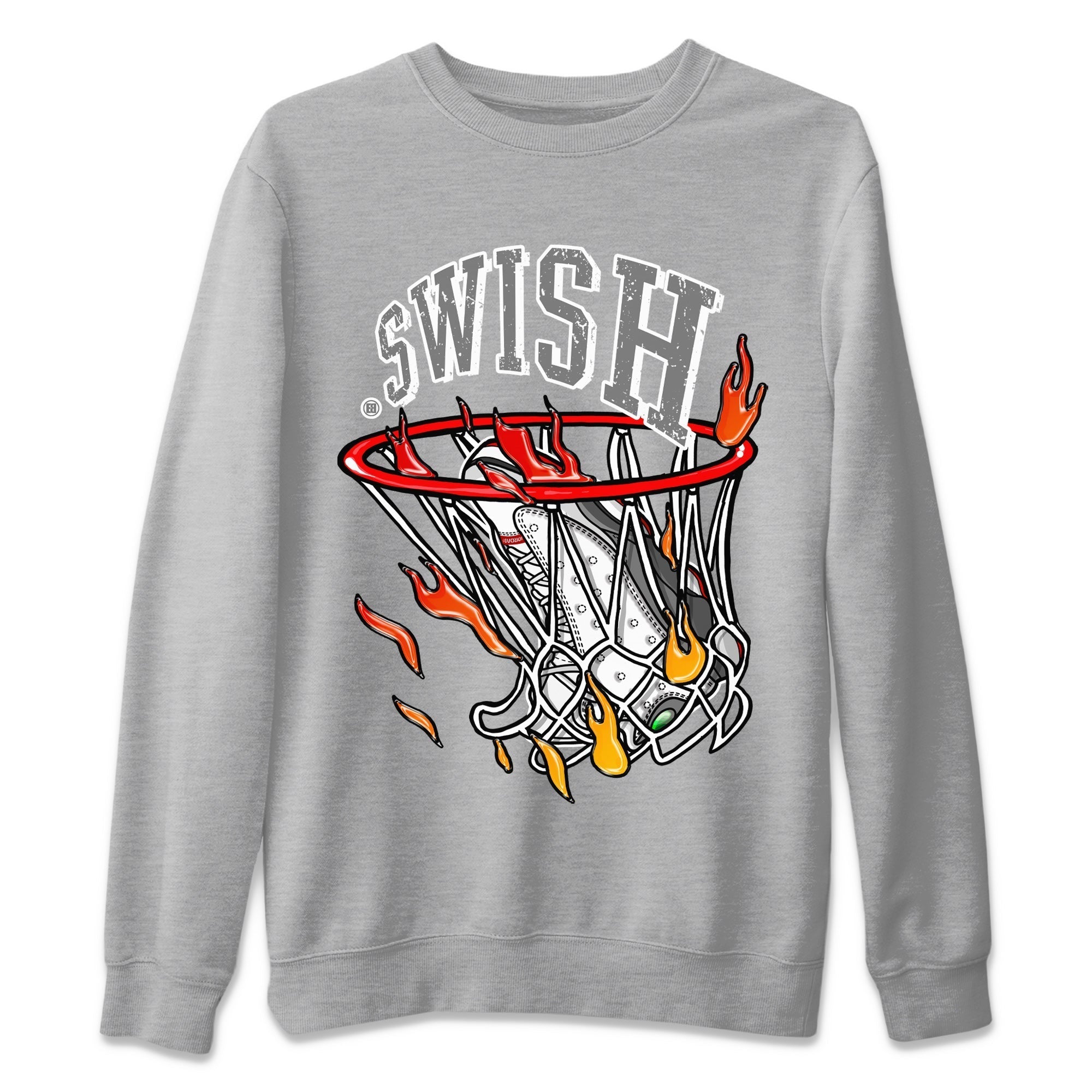 Basketball Hoop Unisex Tops - Air Jordan 13 Wolf Grey