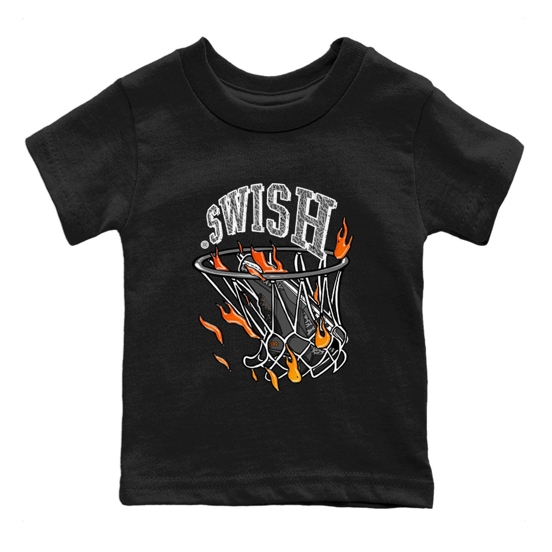 Basketball Hoop snkmatch Tee Kids - Air Jordan 3 Fear