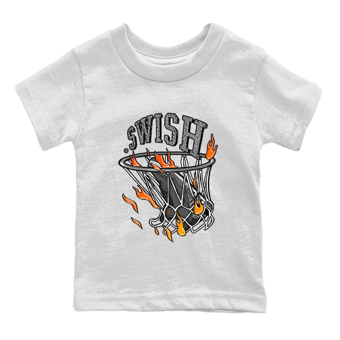 Basketball Hoop snkmatch Tee Kids - Air Jordan 3 Fear