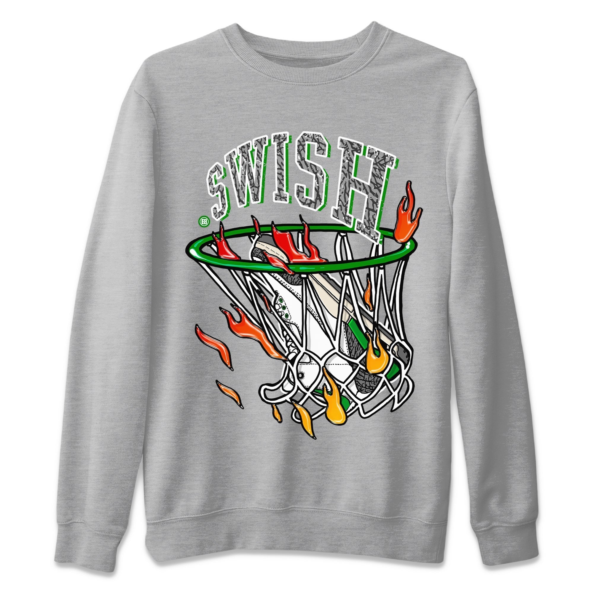 Basketball Hoop Unisex Tops - Air Jordan 3 Lucky Green