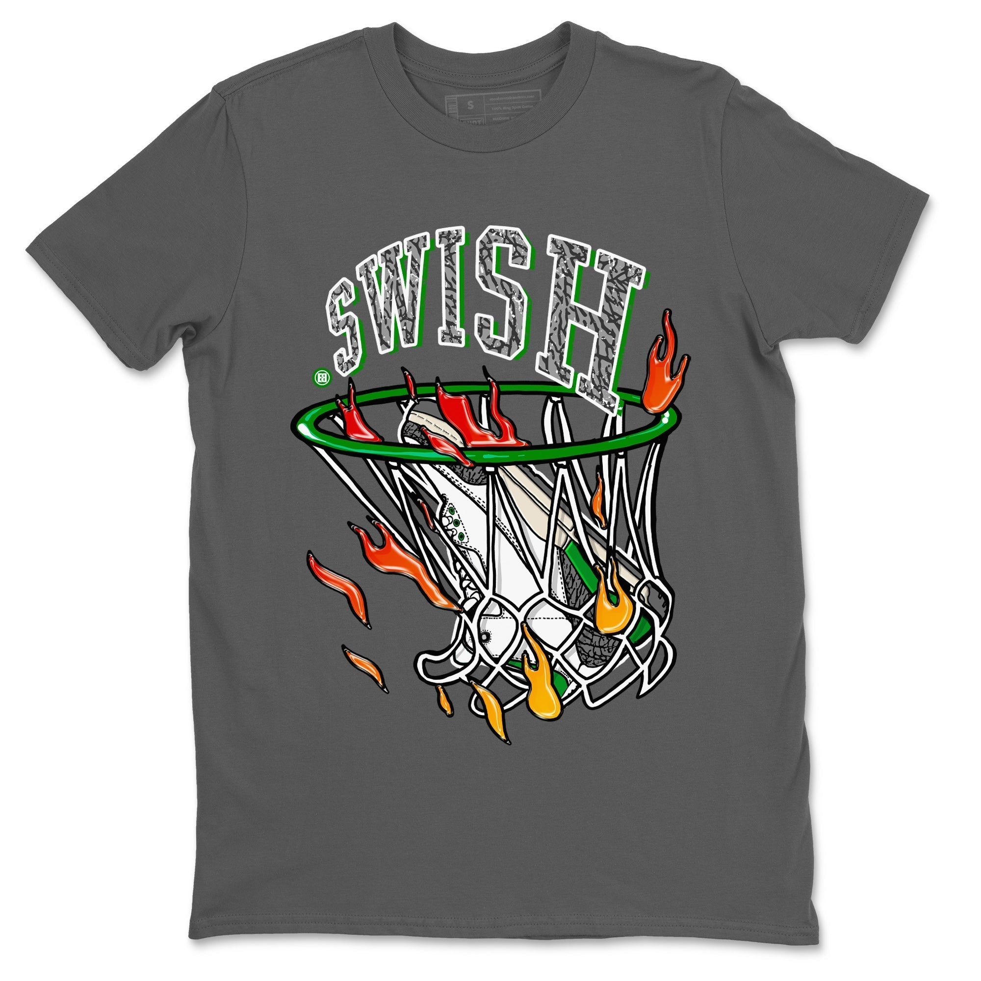 Basketball Hoop Unisex Tops - Air Jordan 3 Lucky Green