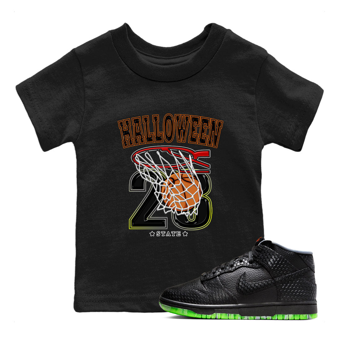 Basketball snkmatch Tee Kids - Dunk Halloween