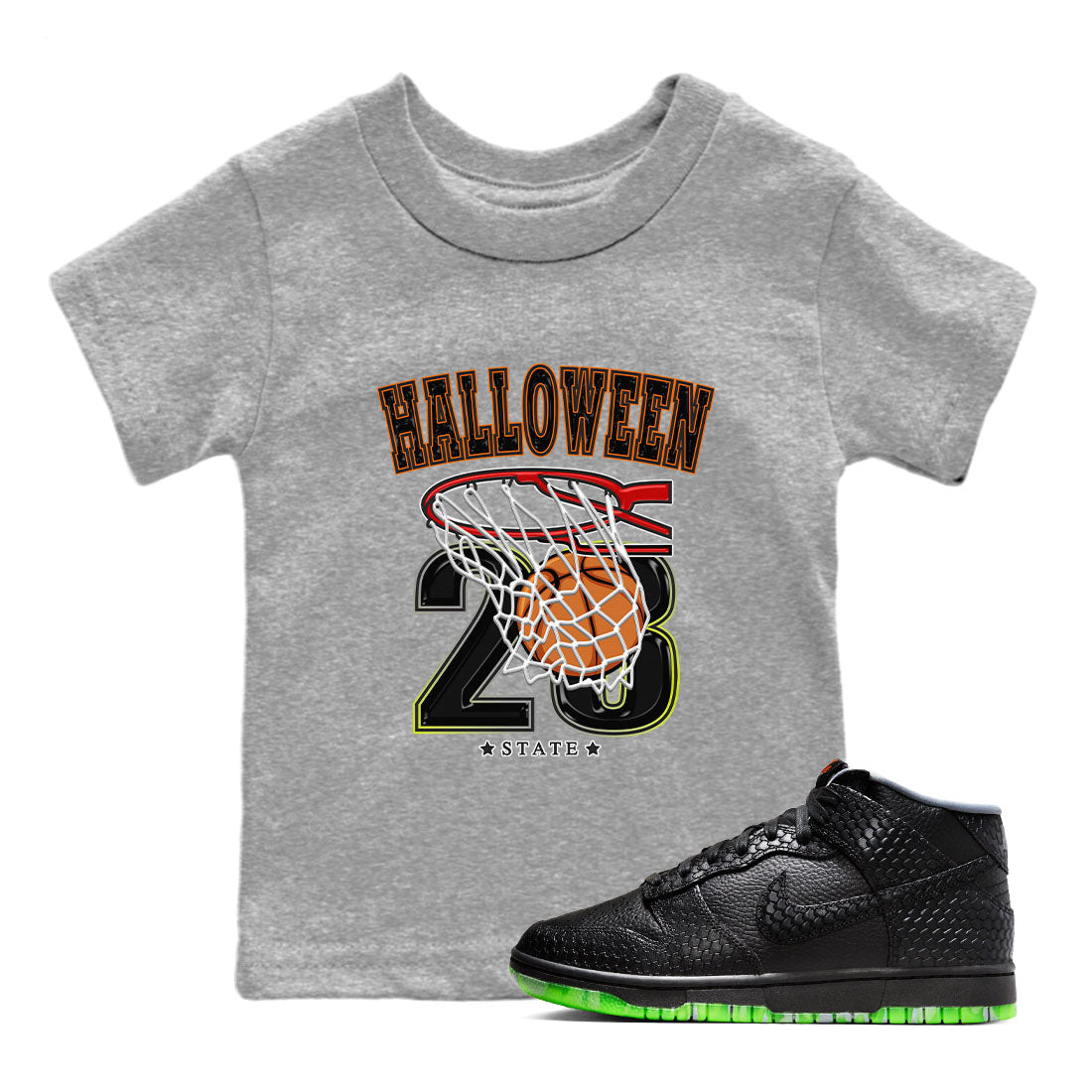 Basketball snkmatch Tee Kids - Dunk Halloween