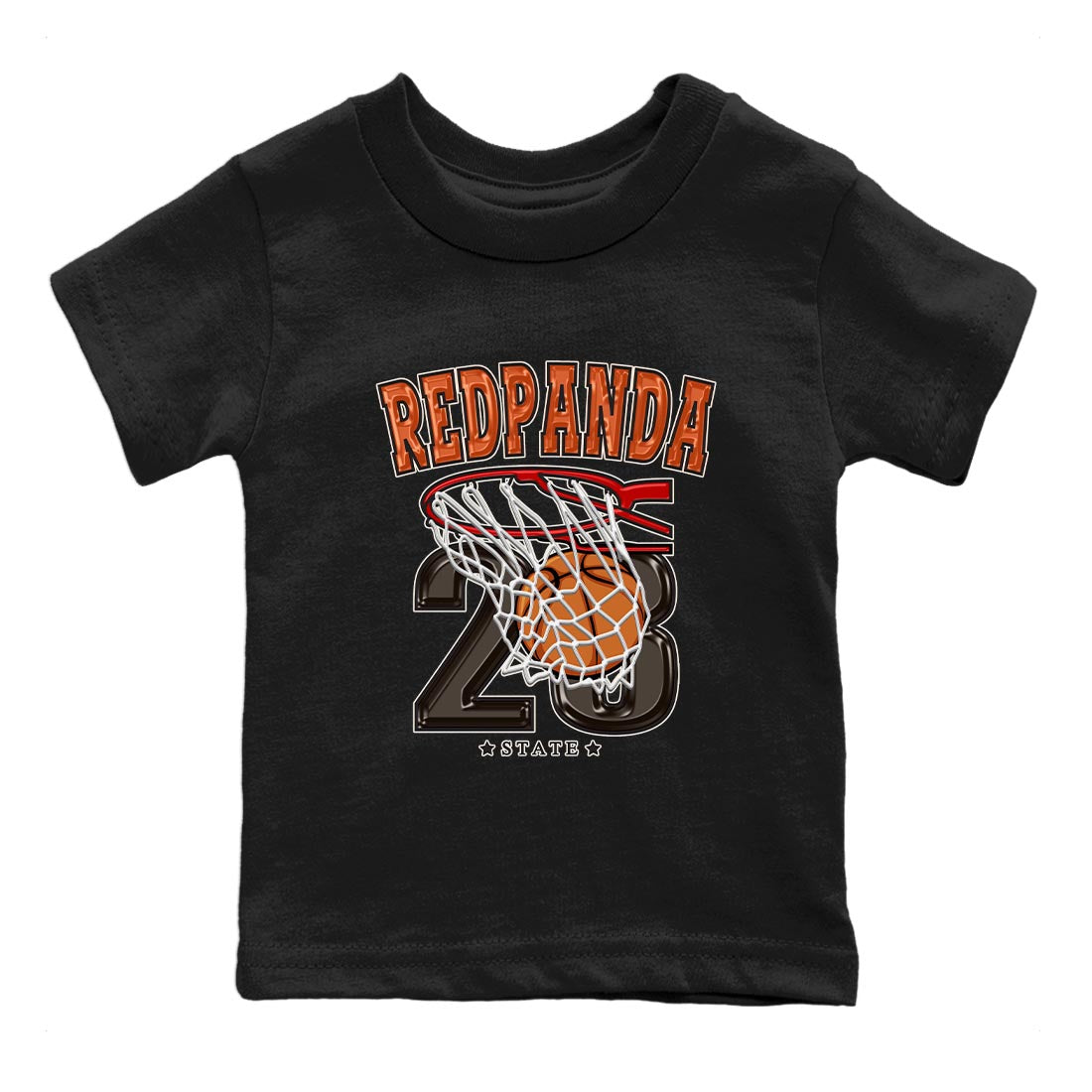 Basketball snkmatch Tee Kids - Dunk Red Panda