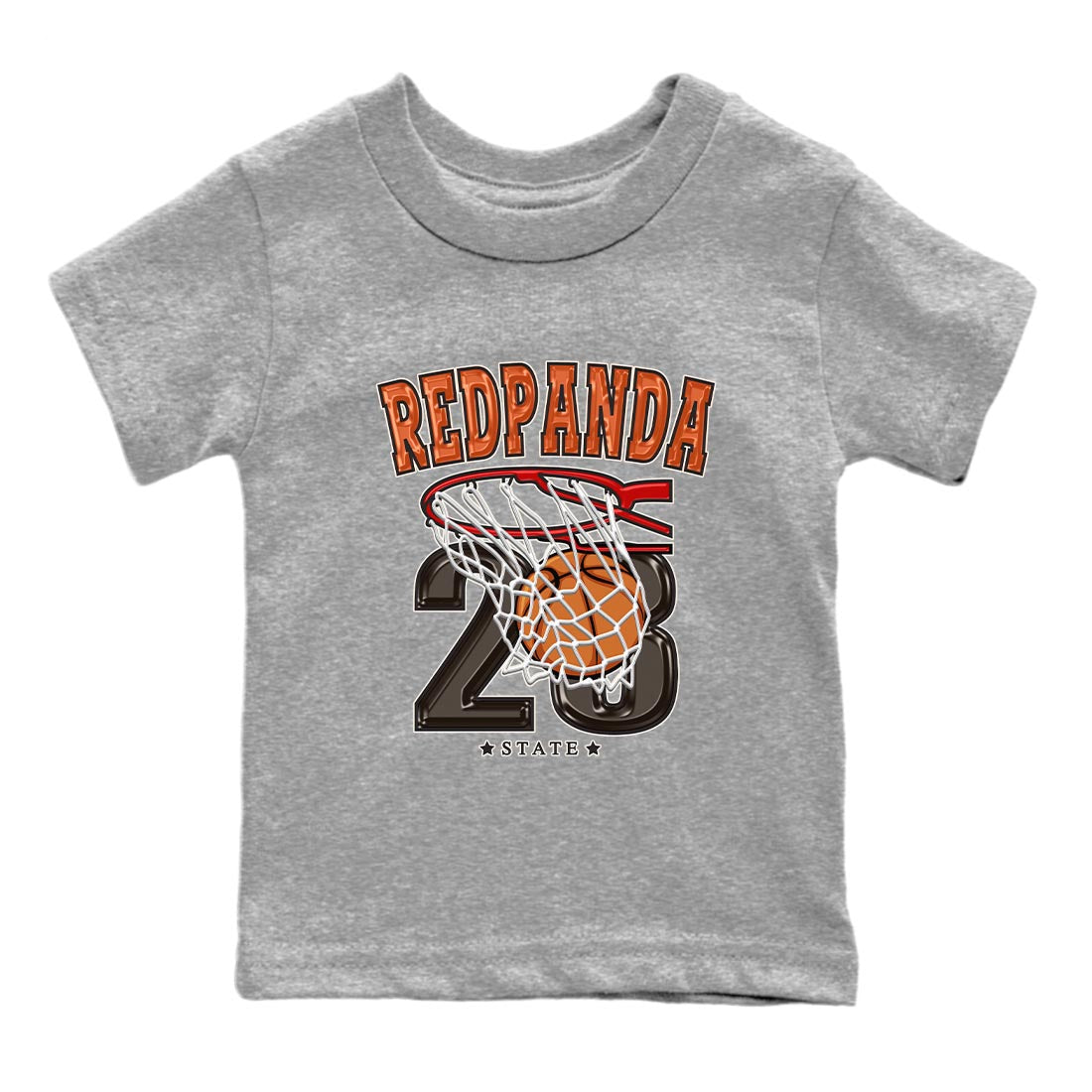 Basketball snkmatch Tee Kids - Dunk Red Panda