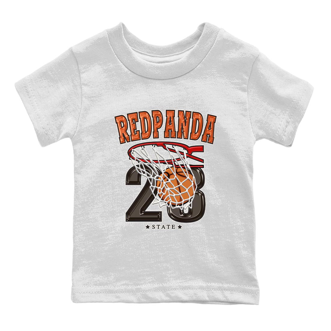 Basketball snkmatch Tee Kids - Dunk Red Panda
