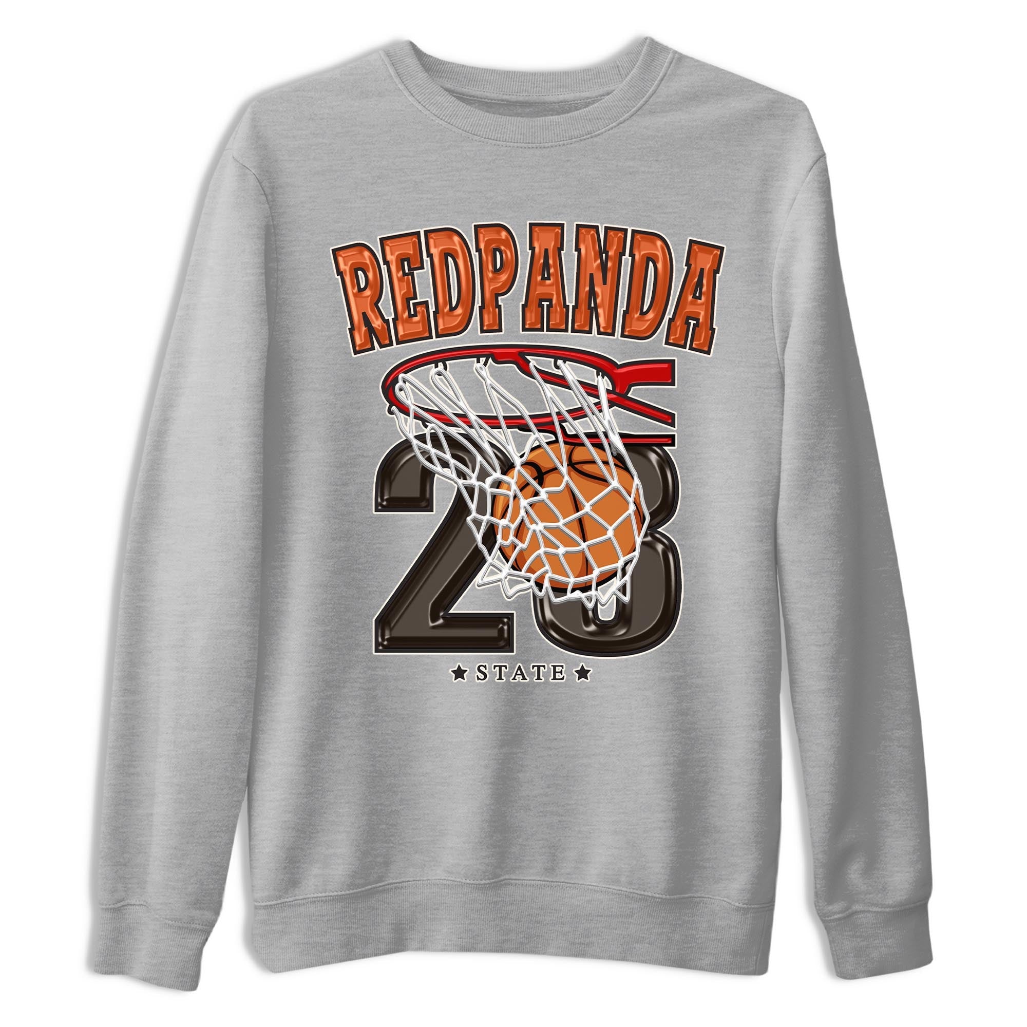 Basketball snkmatch Tee - Dunk Red Panda