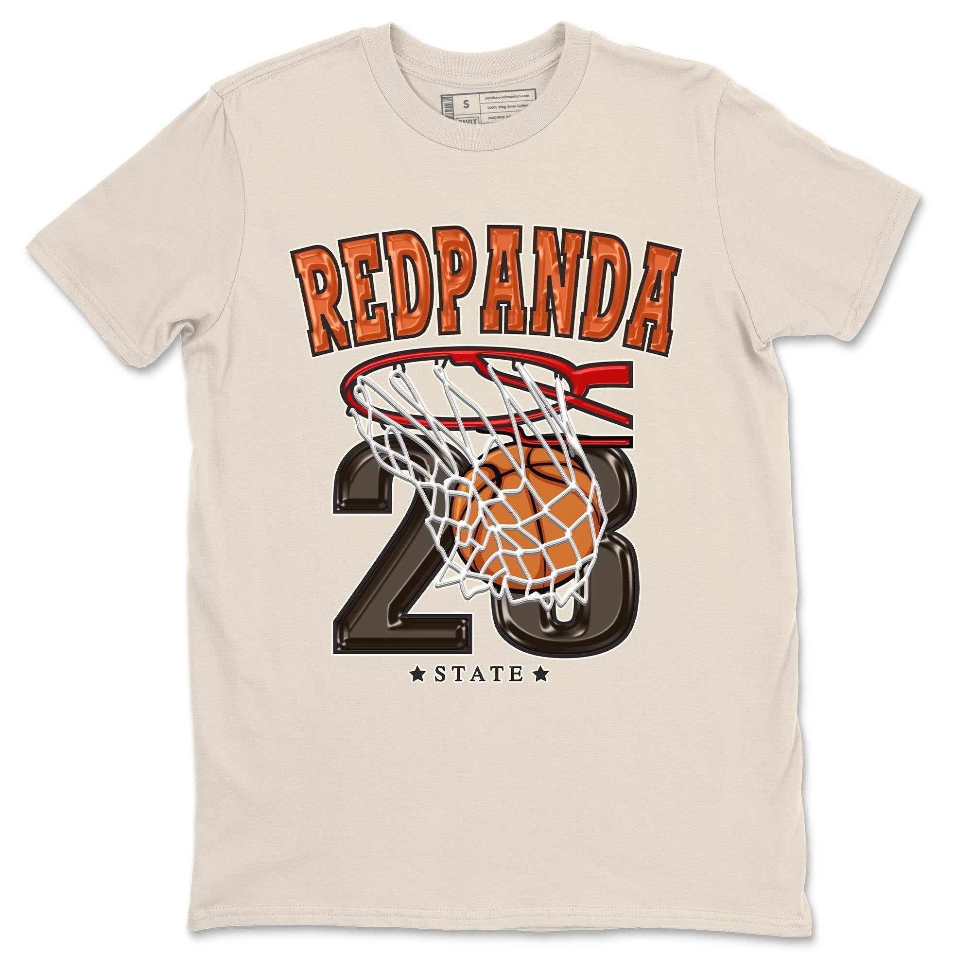 Basketball snkmatch Tee - Dunk Red Panda