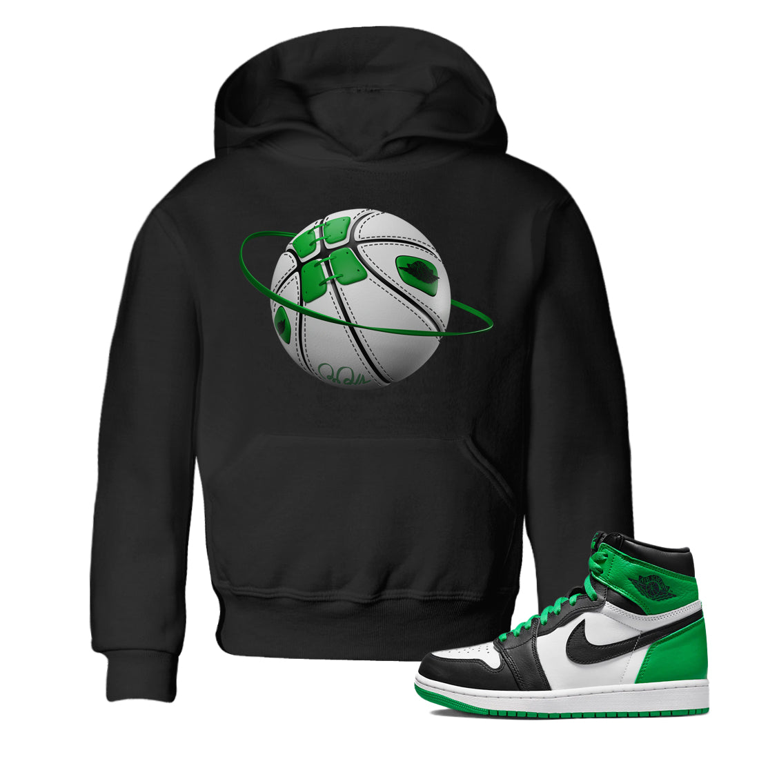 Basketball Planet Kids Tops - Air Jordan 1 Celtics