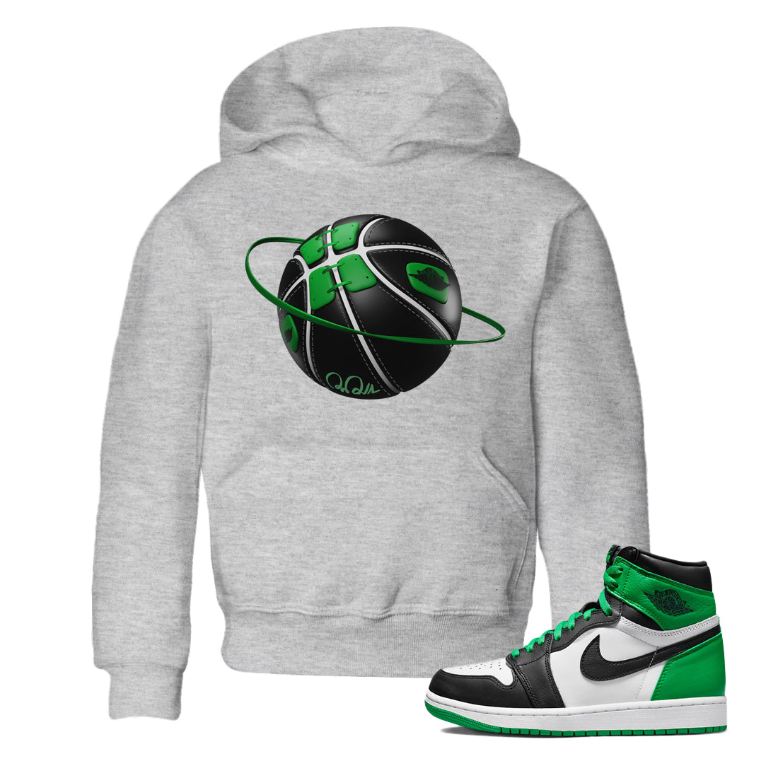 Basketball Planet Kids Tops - Air Jordan 1 Celtics