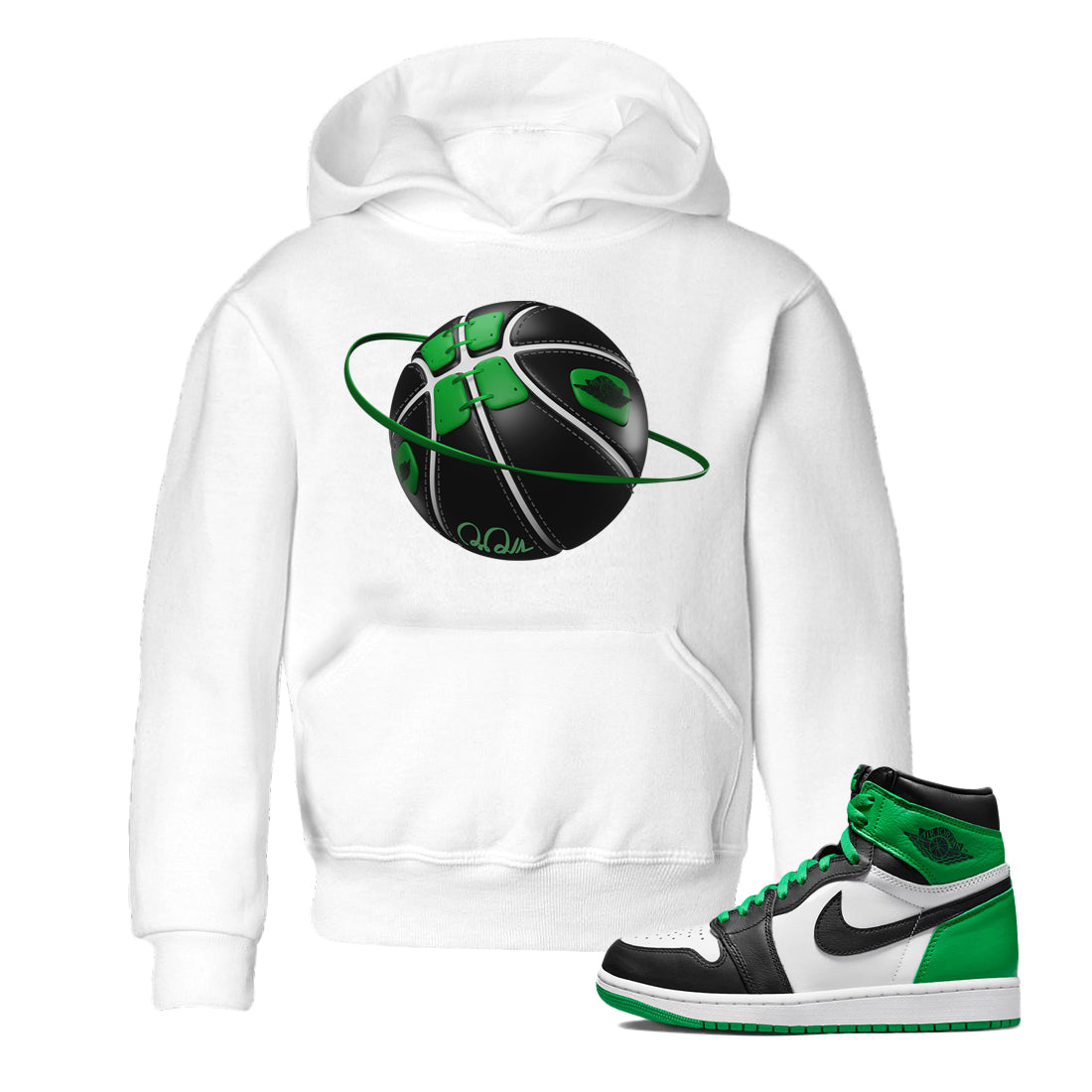 Basketball Planet Kids Tops - Air Jordan 1 Celtics
