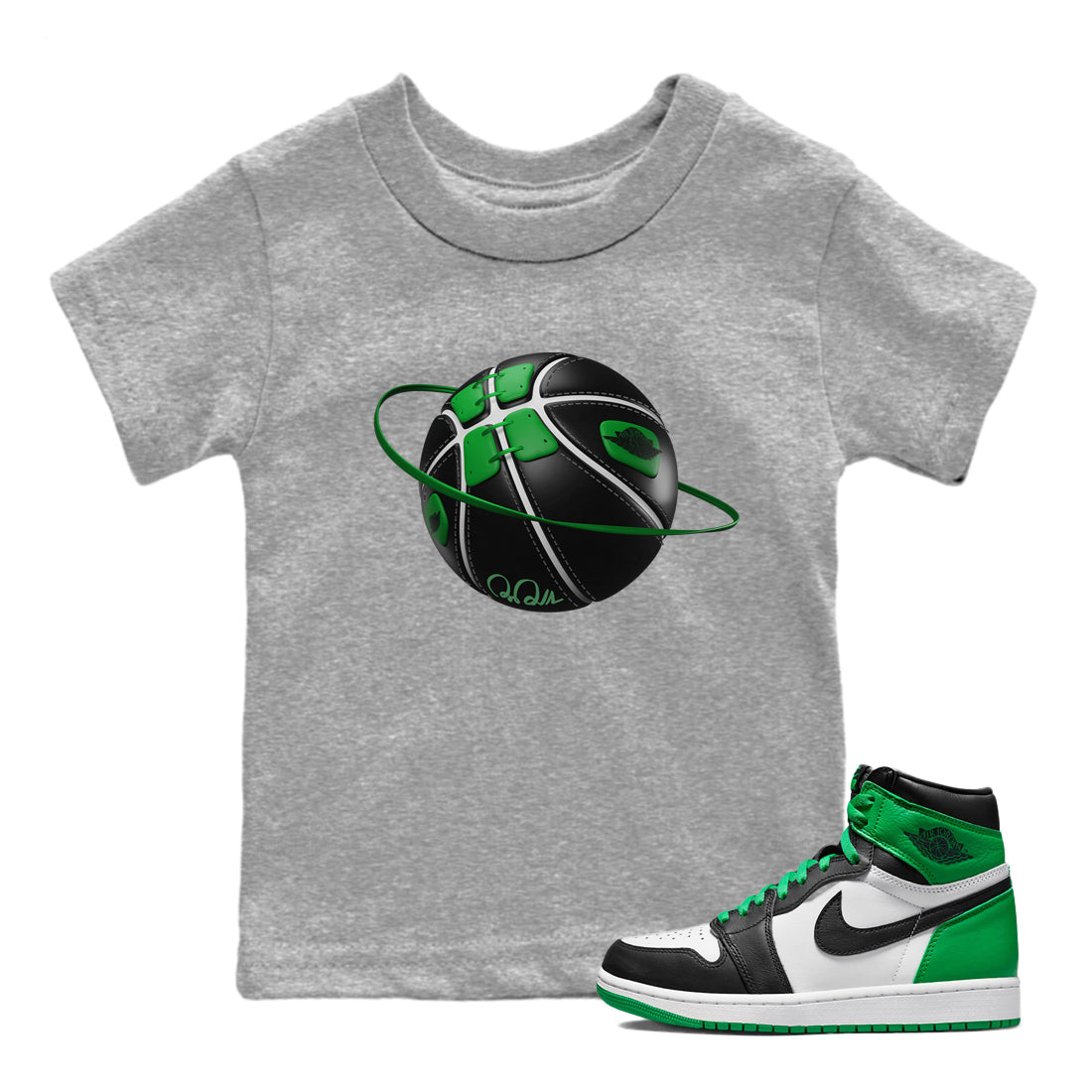 Basketball Planet Kids Tops - Air Jordan 1 Celtics