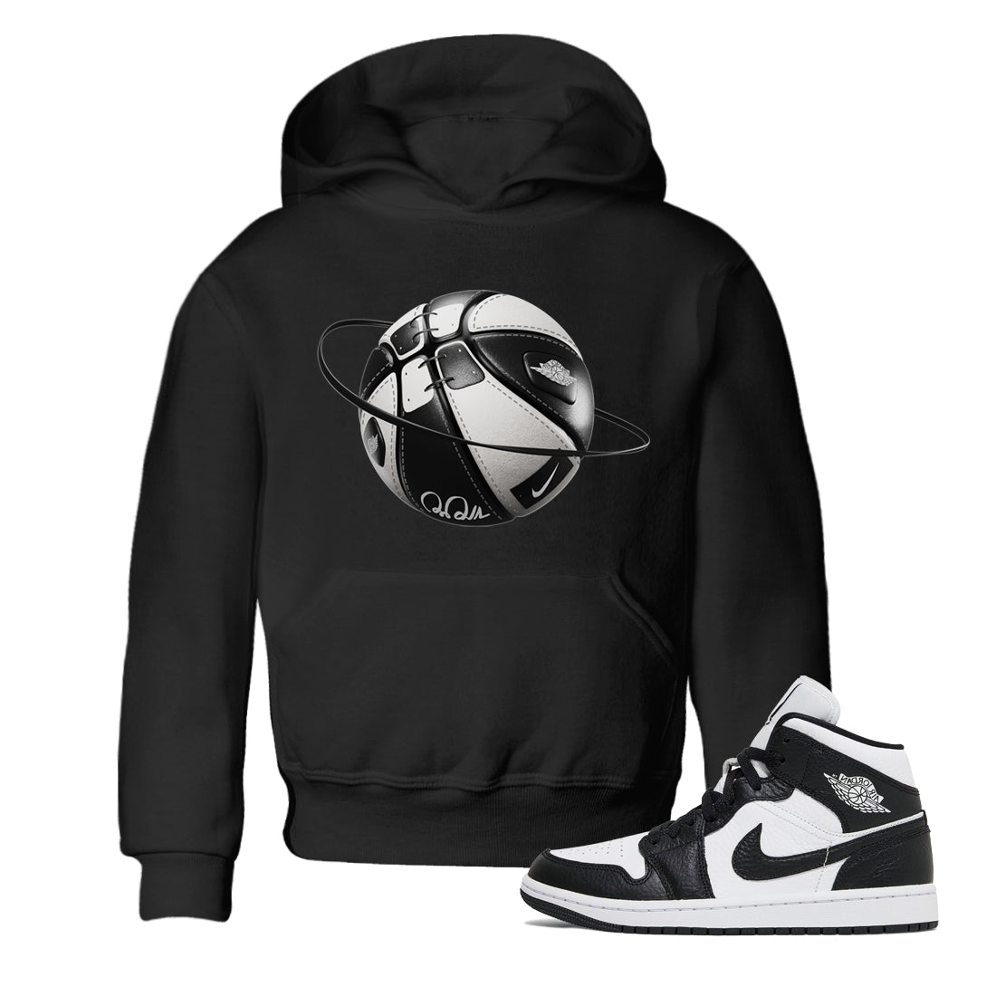 Basketball Planet Kids Tops - Air Jordan 1 Homage