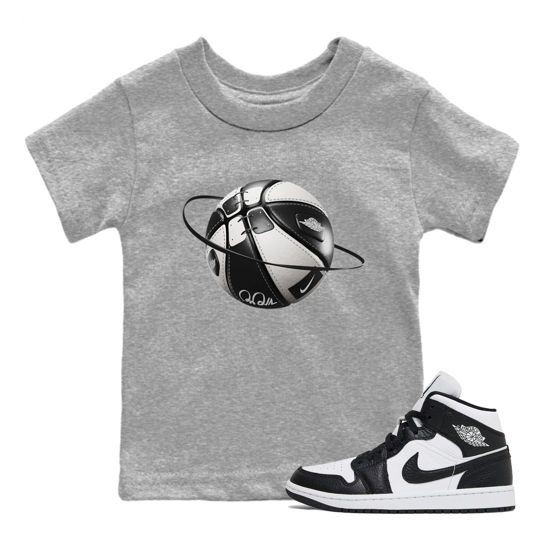 Basketball Planet Kids Tops - Air Jordan 1 Homage