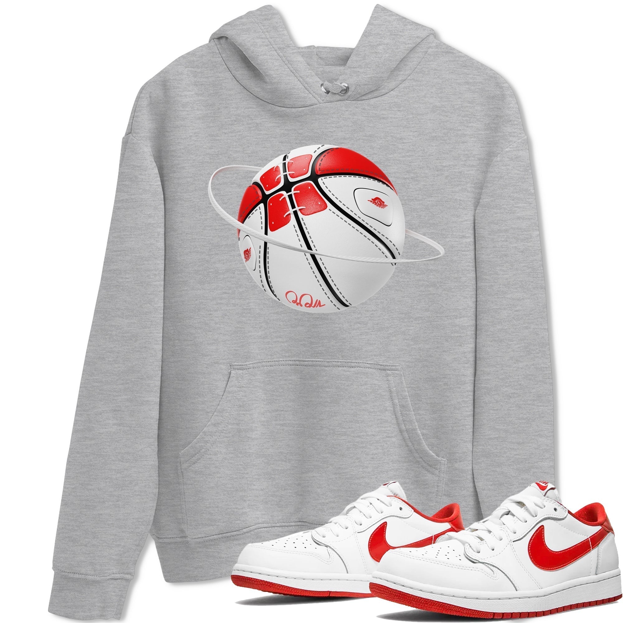 Basketball Planet snkmatch Tee - Air Jordan 1 University Red